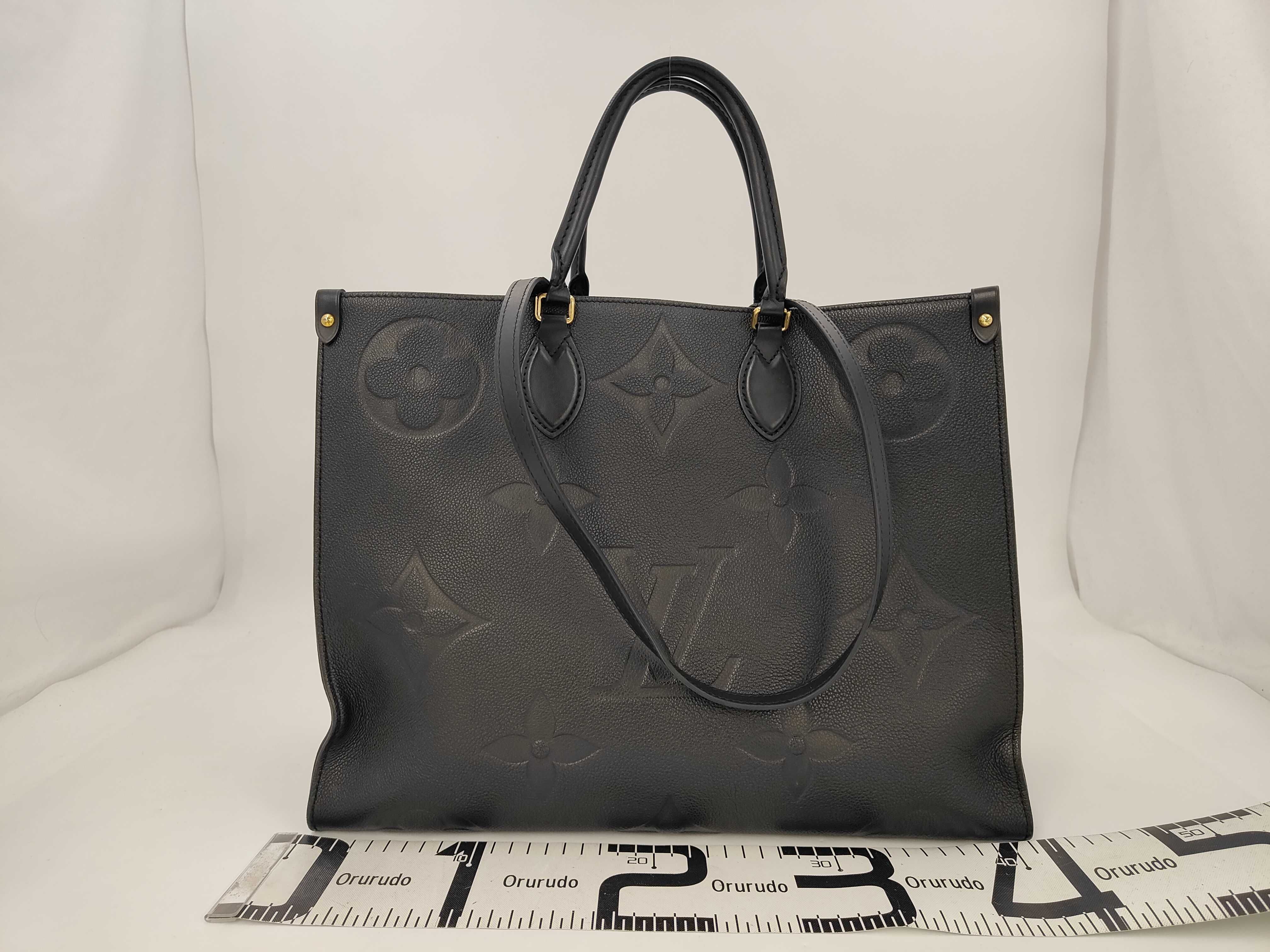 M44925 OnTheGo Empreinte Monogram Tote Bag, Retail Price ¥543,400, RFID verified, Noir (black). — view 2