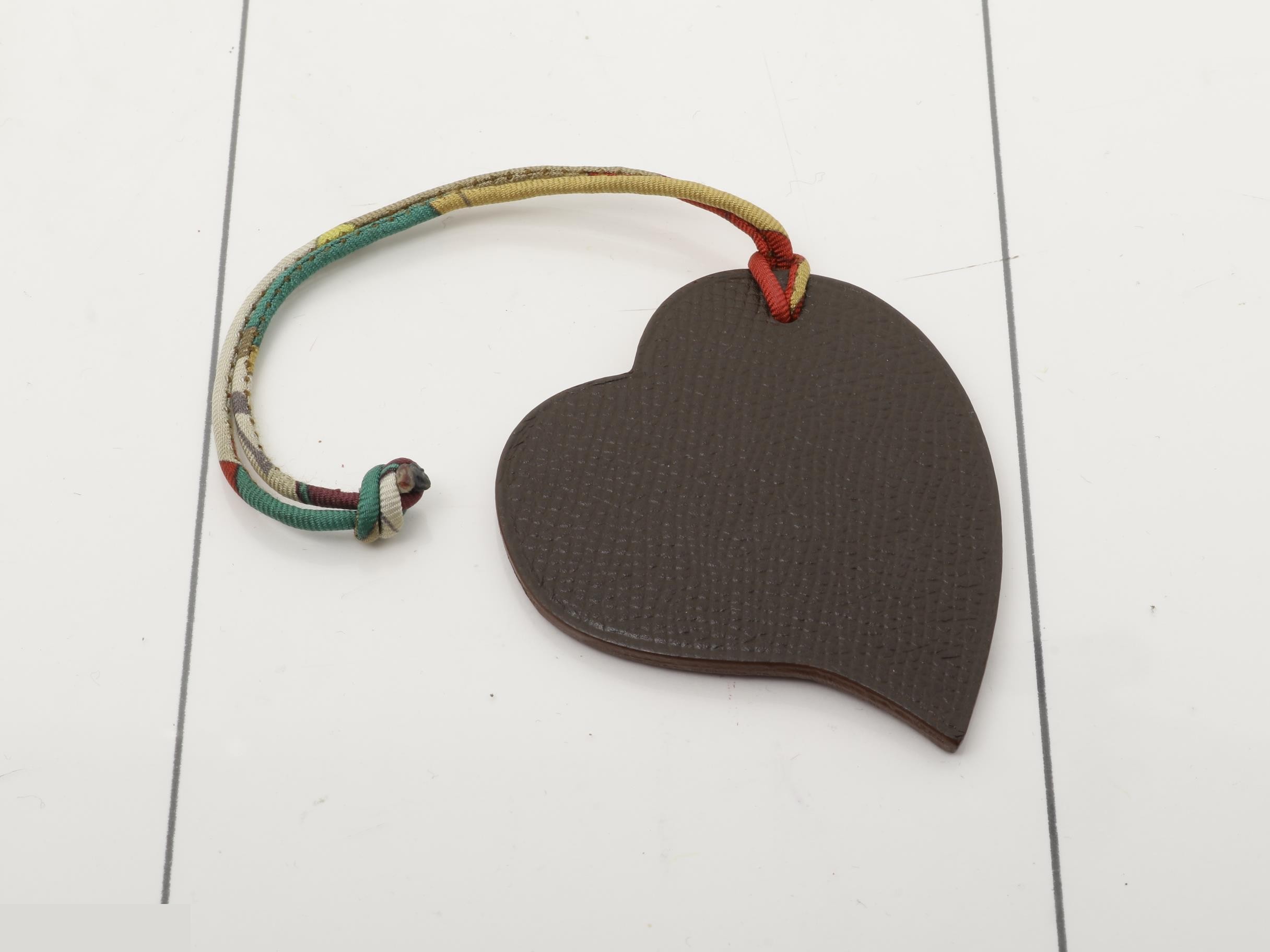 Petit H Charm Heart Red Brown — view 2