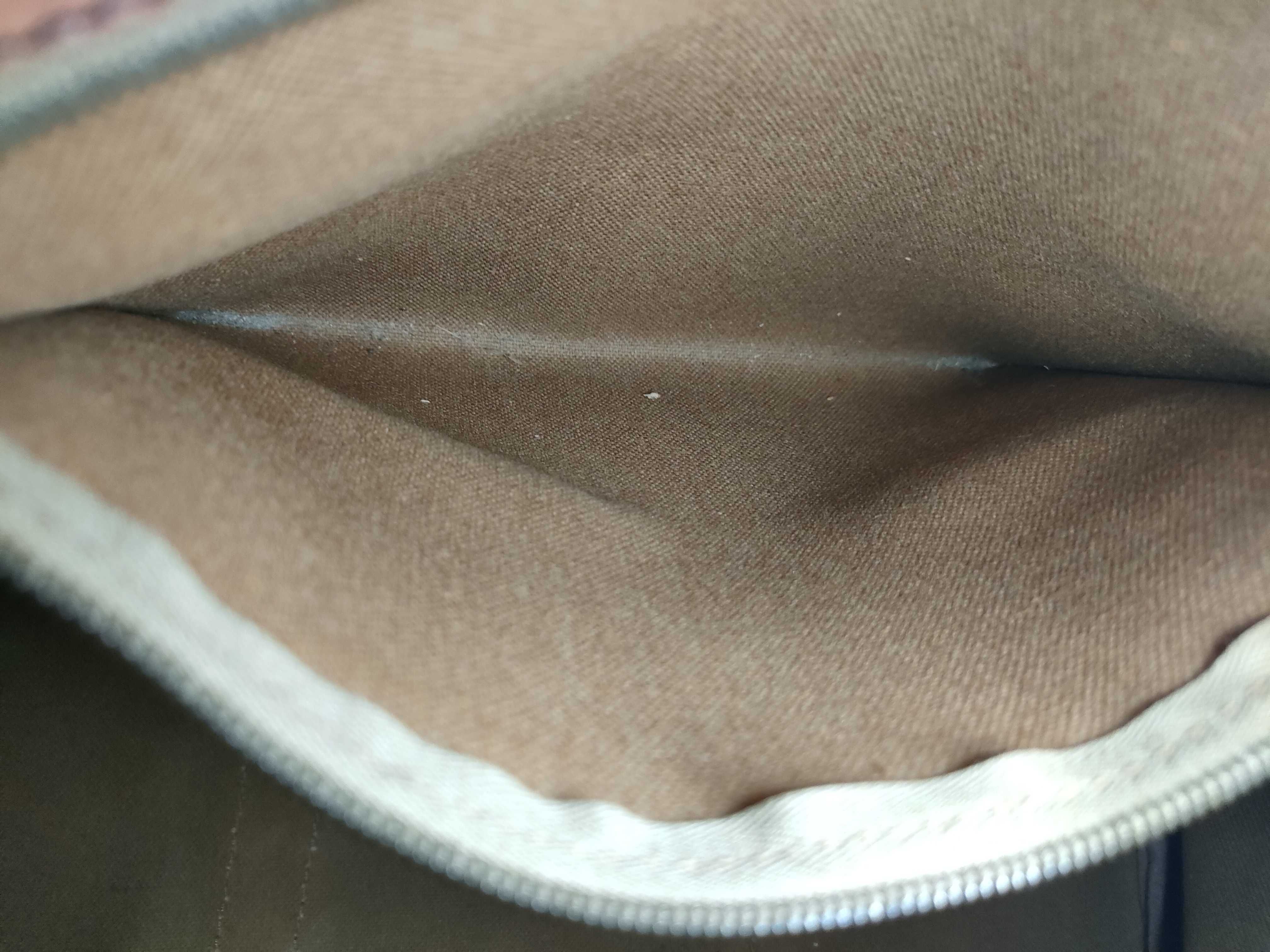 Boston Bag, Celine Macadam Triomphe Boston Bag, Large Capacity, Leather & PVC Boston Bag — view 12