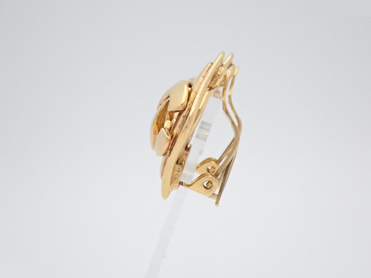 Coco Mark Gold Earrings — view 3