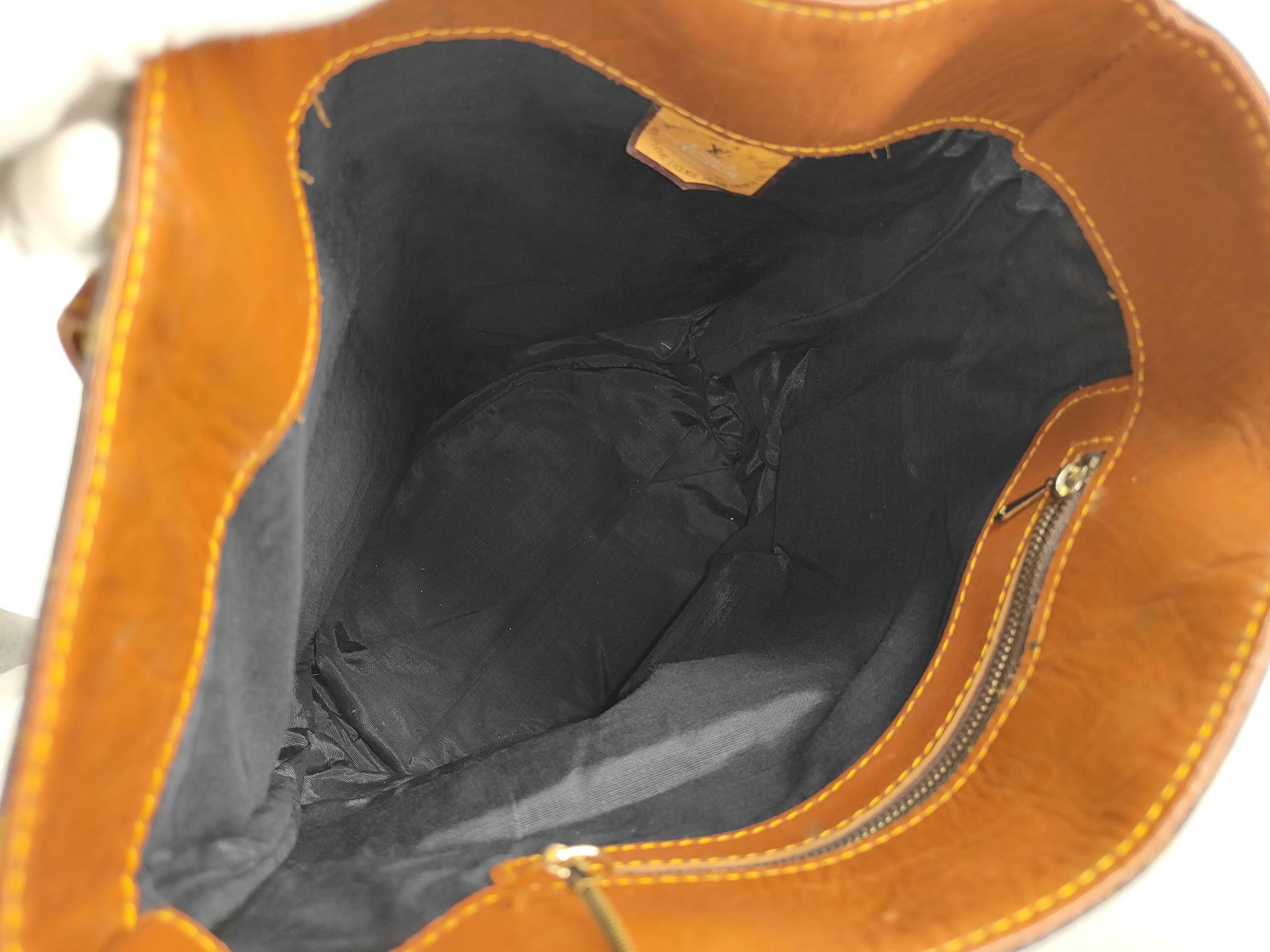 Monogram Louis Vuitton Monogram Made in USA Bucket GM Tote Bag with coin purse, after aftermarket repairs — view 9