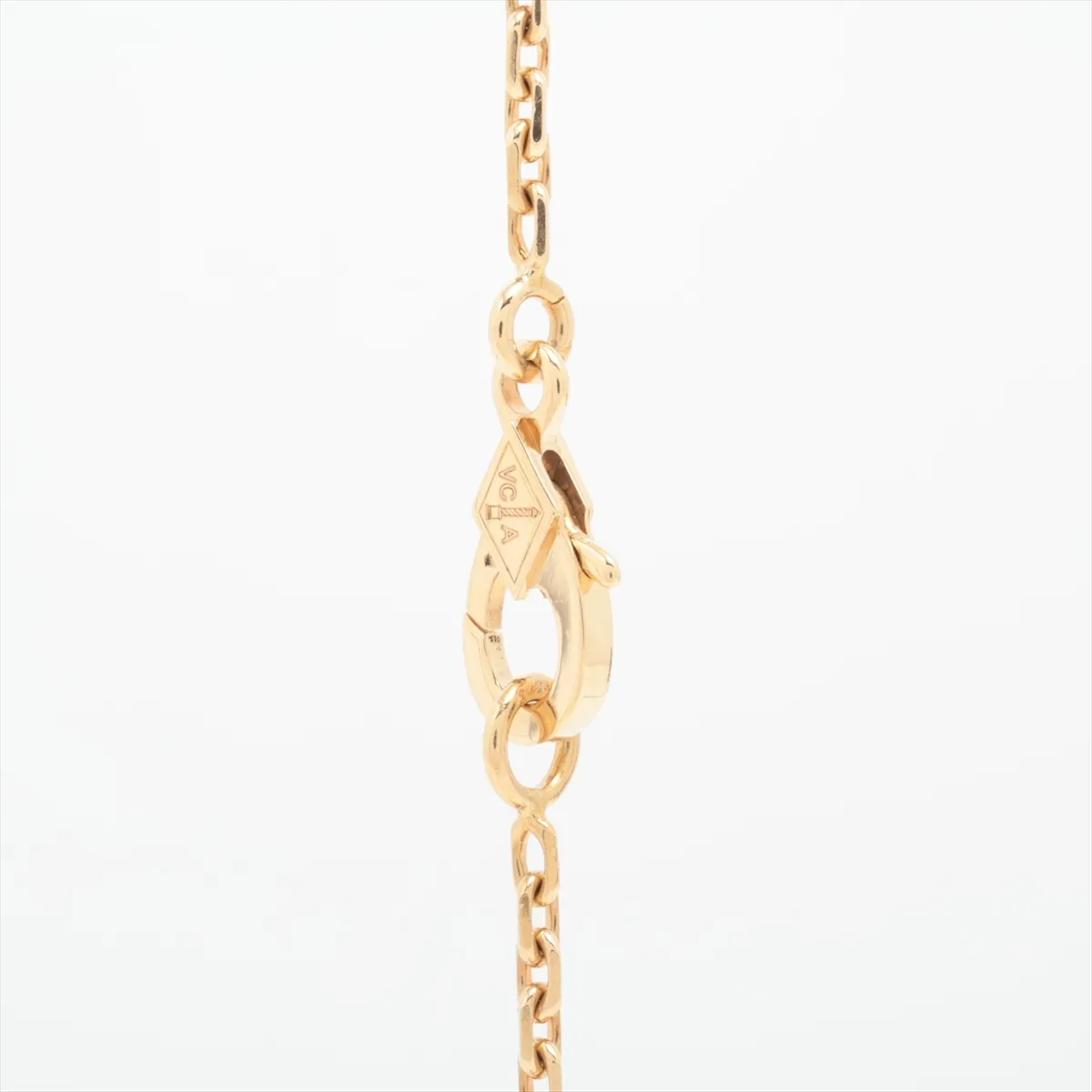 Magic Alhambra Long Onyx Necklace, 750 (Yellow Gold), 15.9g, JE275569. Hallmark damaged, — view 3