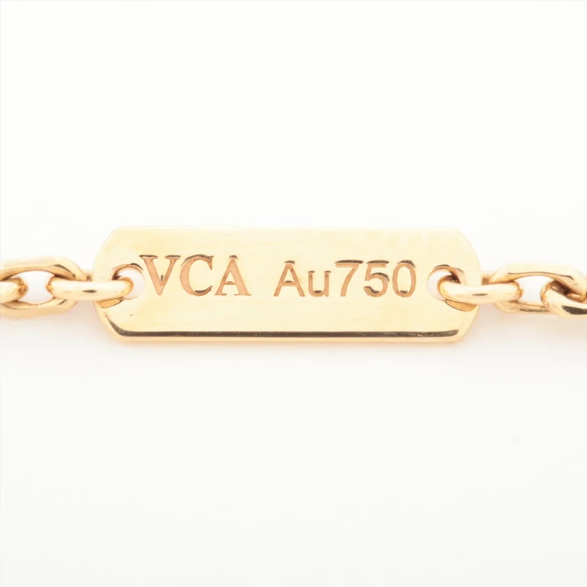Magic Alhambra Long Onyx Necklace, 750 (Yellow Gold), 15.9g, JE275569. Hallmark damaged, — view 4