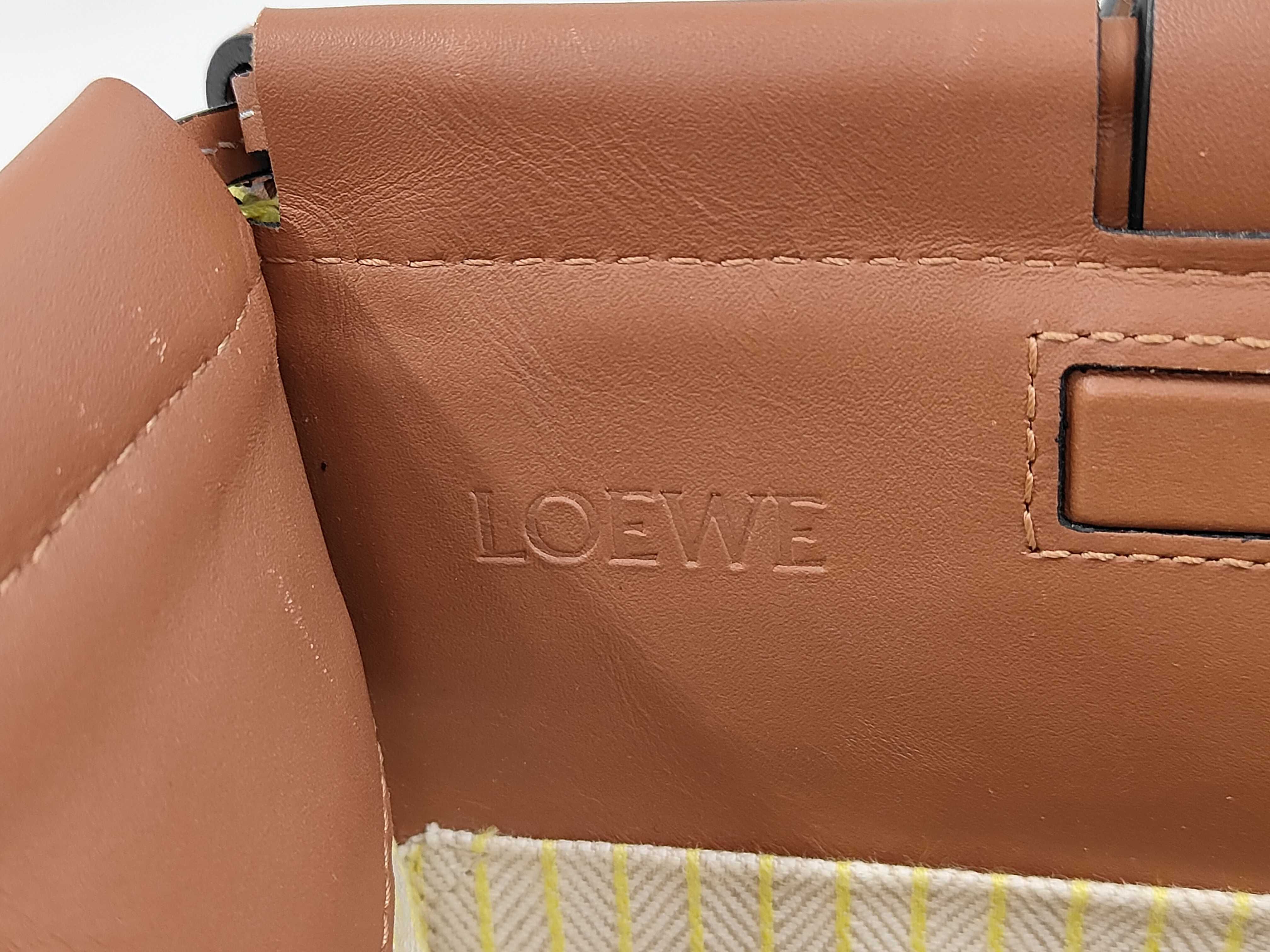 Leather Cushion Tote, Yellow-Brown Tote Bag — view 9