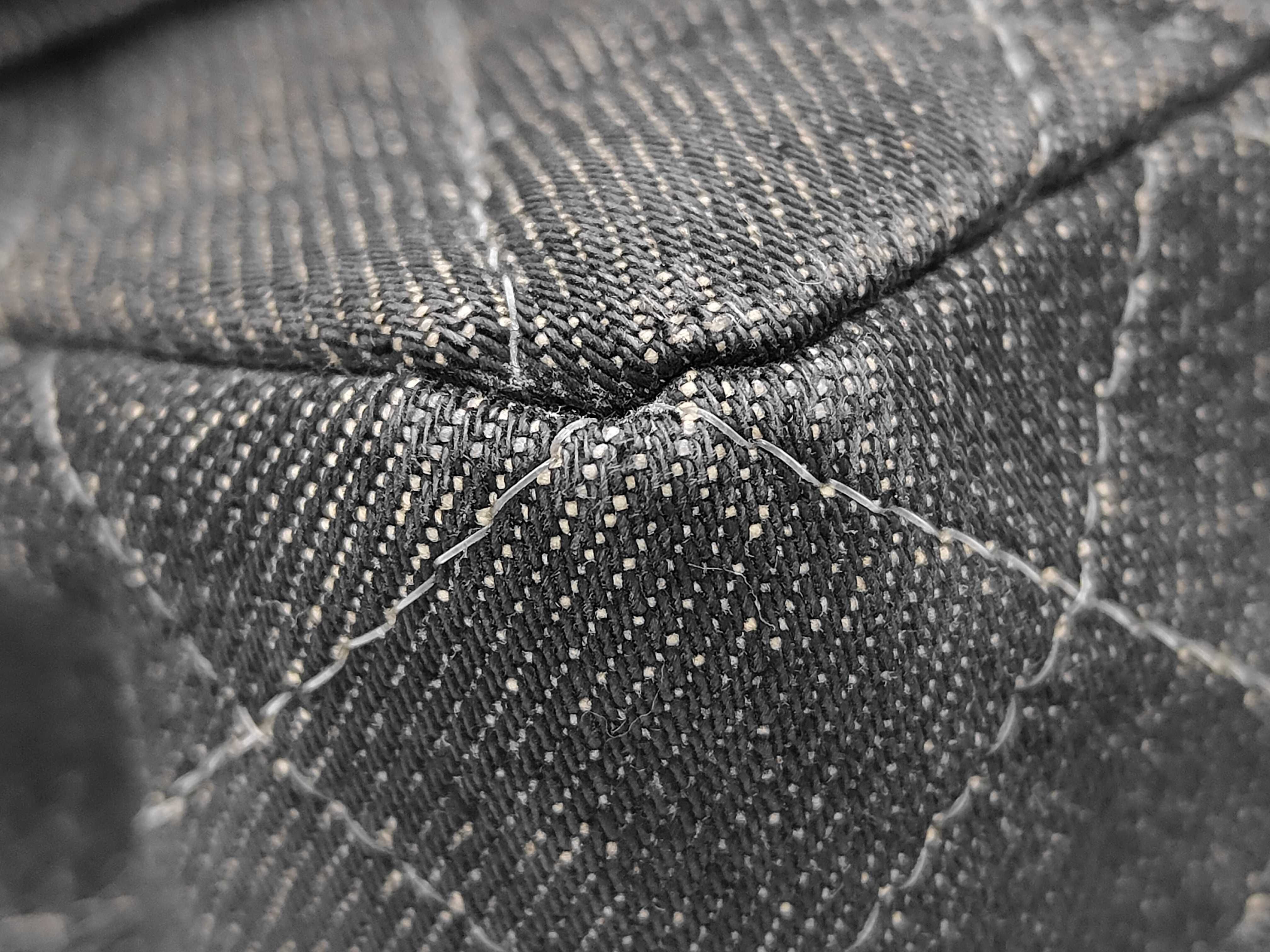Double Flap Denim Black Shoulder Bag #5 — view 4