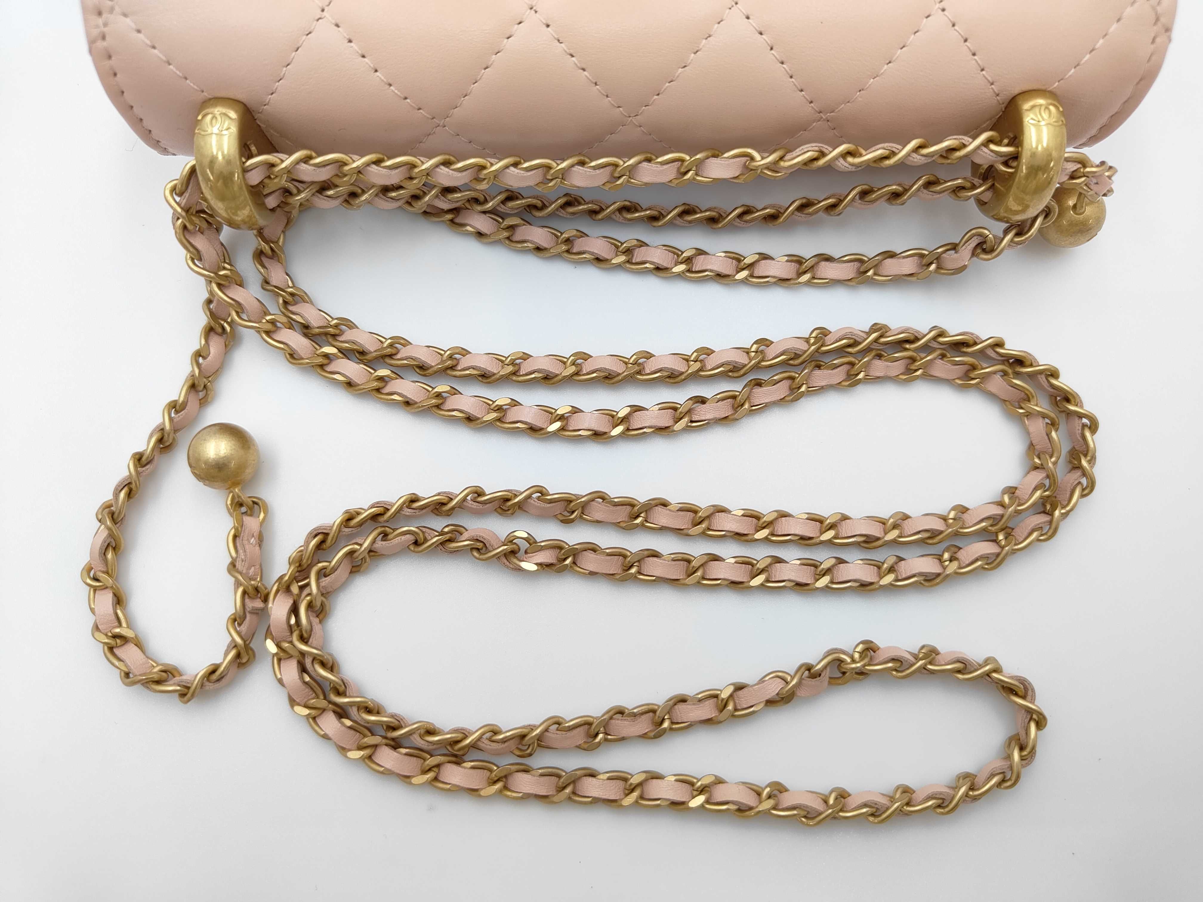 Chain Wallet Pink Push Lock Random Shoulder Bag — view 5