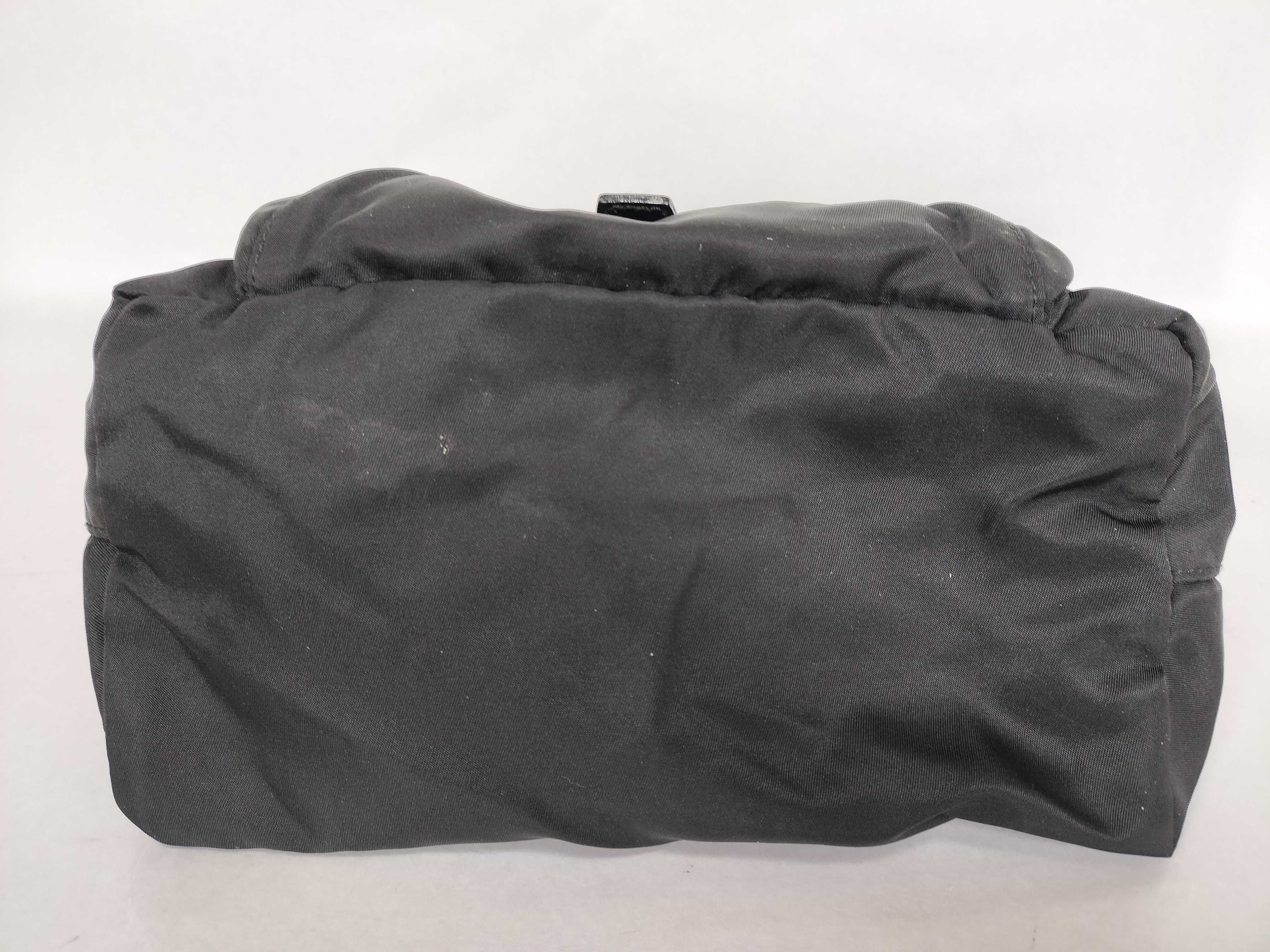 Nylon Shoulder Bag with Triangle Logo — view 7