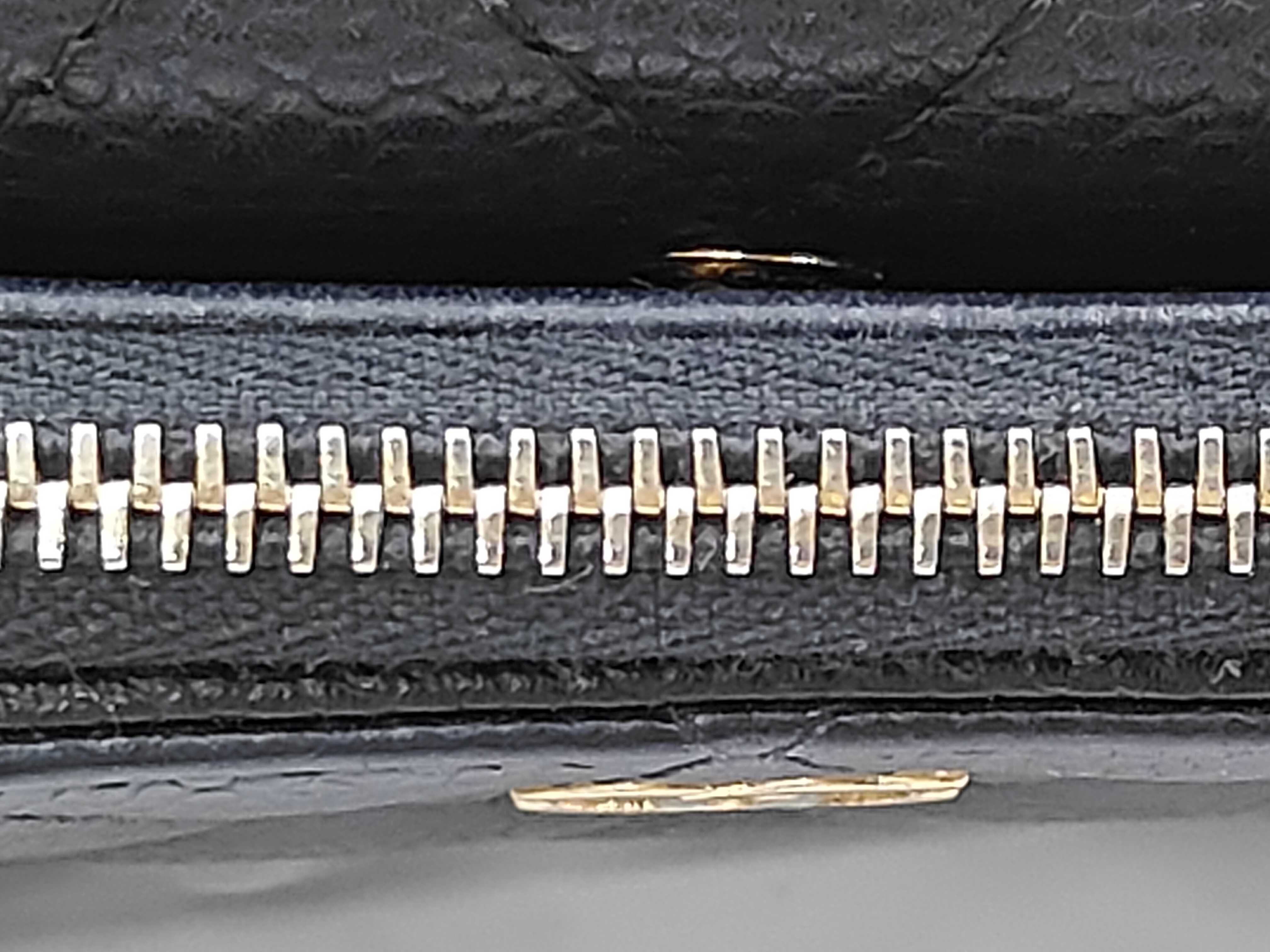 Compact Wallet, Caviar Leather — view 4
