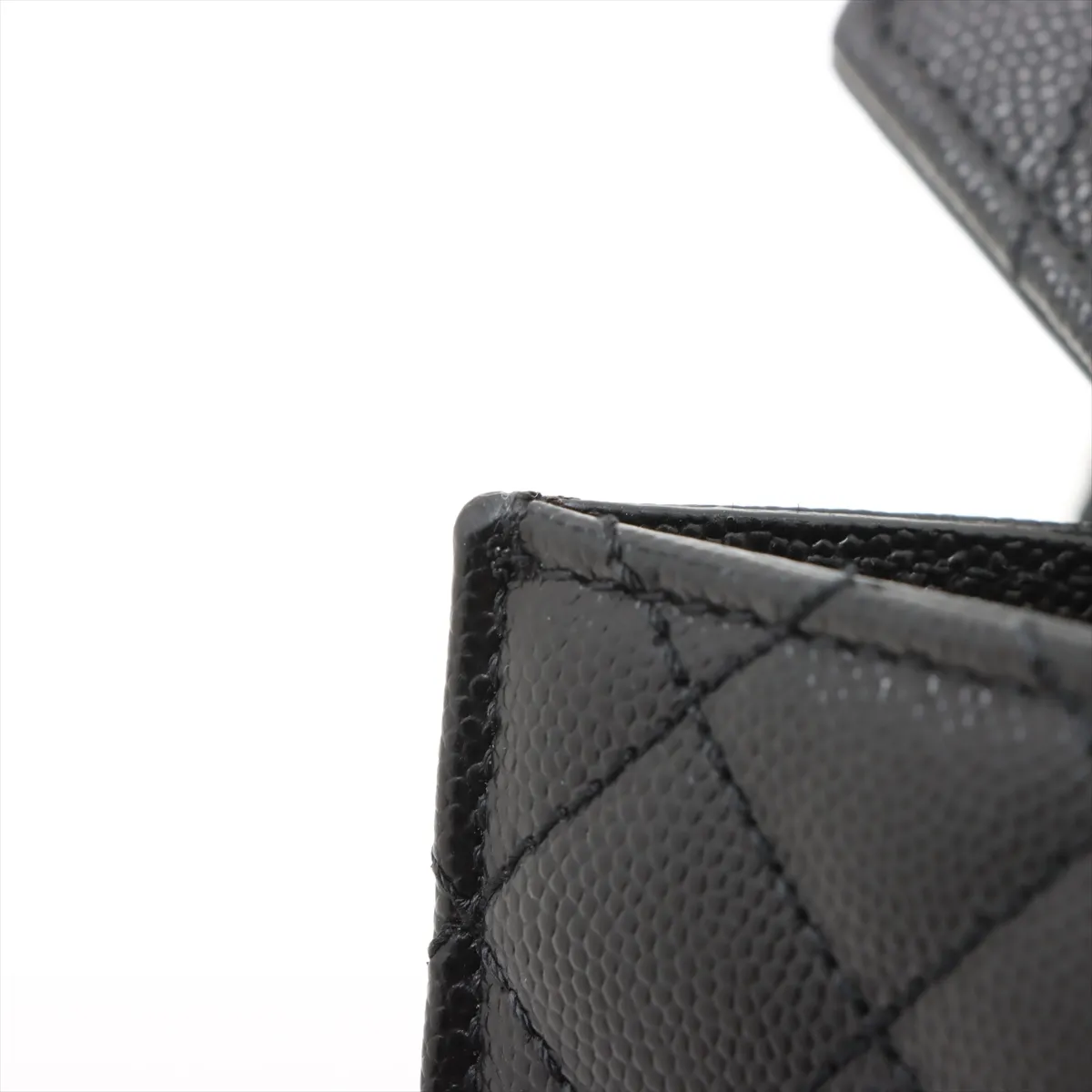 Envelope Leather Chain Shoulder Bag Black 600185 — view 9