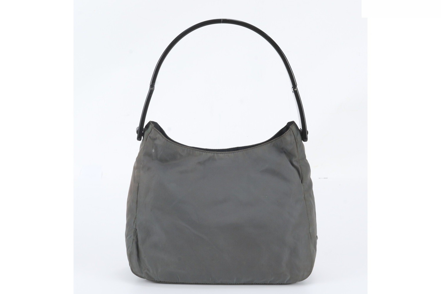 Tessuto Nylon Triangle Logo Shoulder Bag — view 3