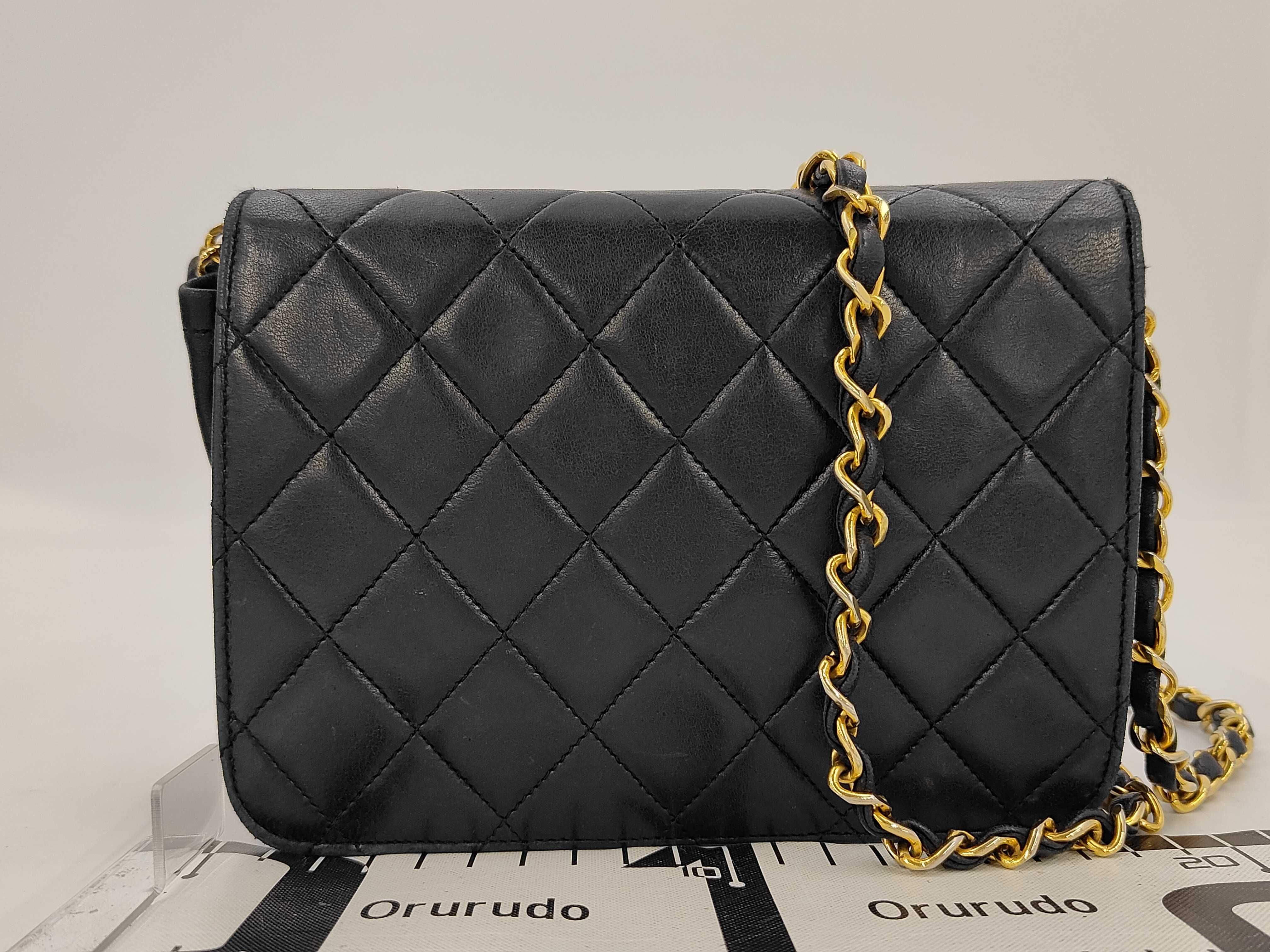 Lambskin Mini Shoulder Flap Shoulder Bag — view 2