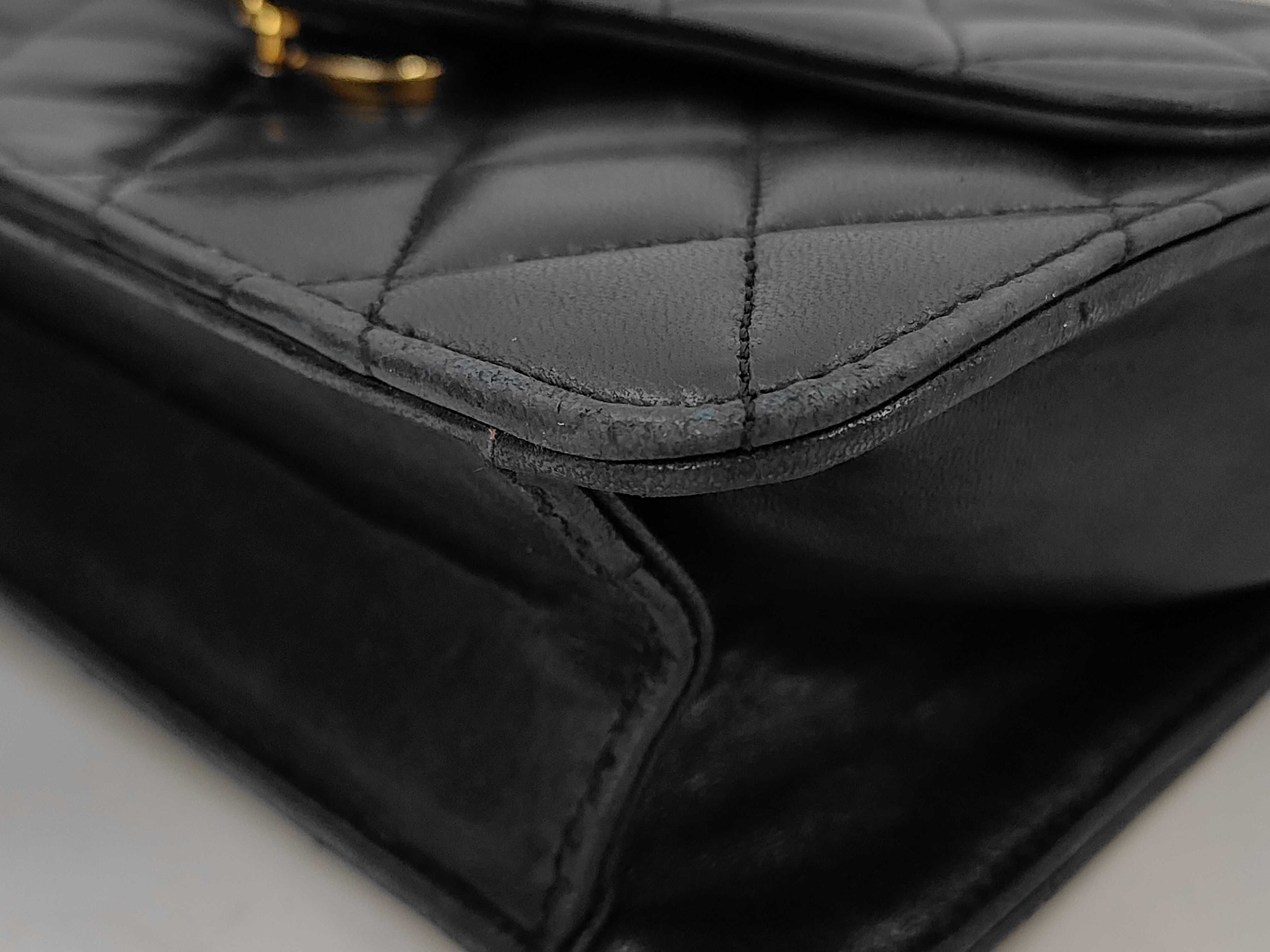 Lambskin Mini Shoulder Flap Shoulder Bag — view 3