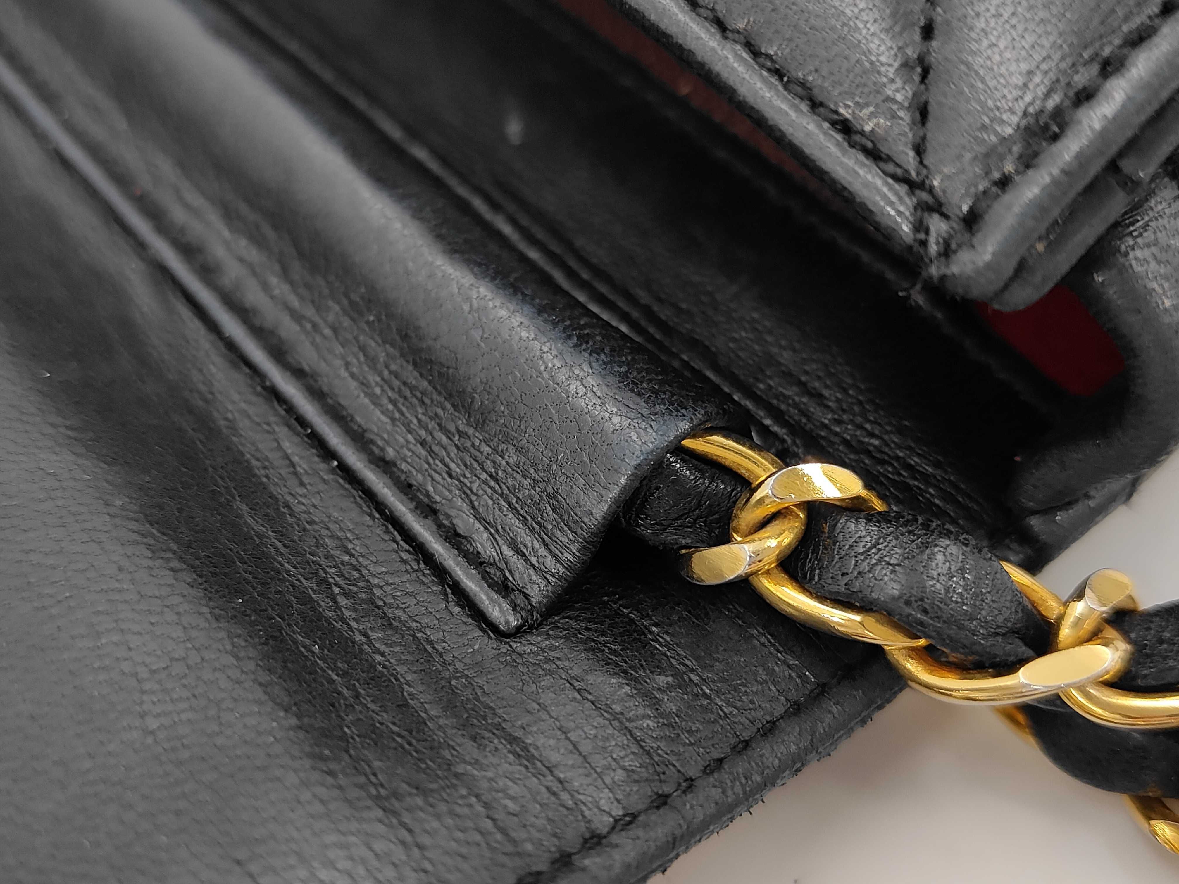 Lambskin Mini Shoulder Flap Shoulder Bag — view 5