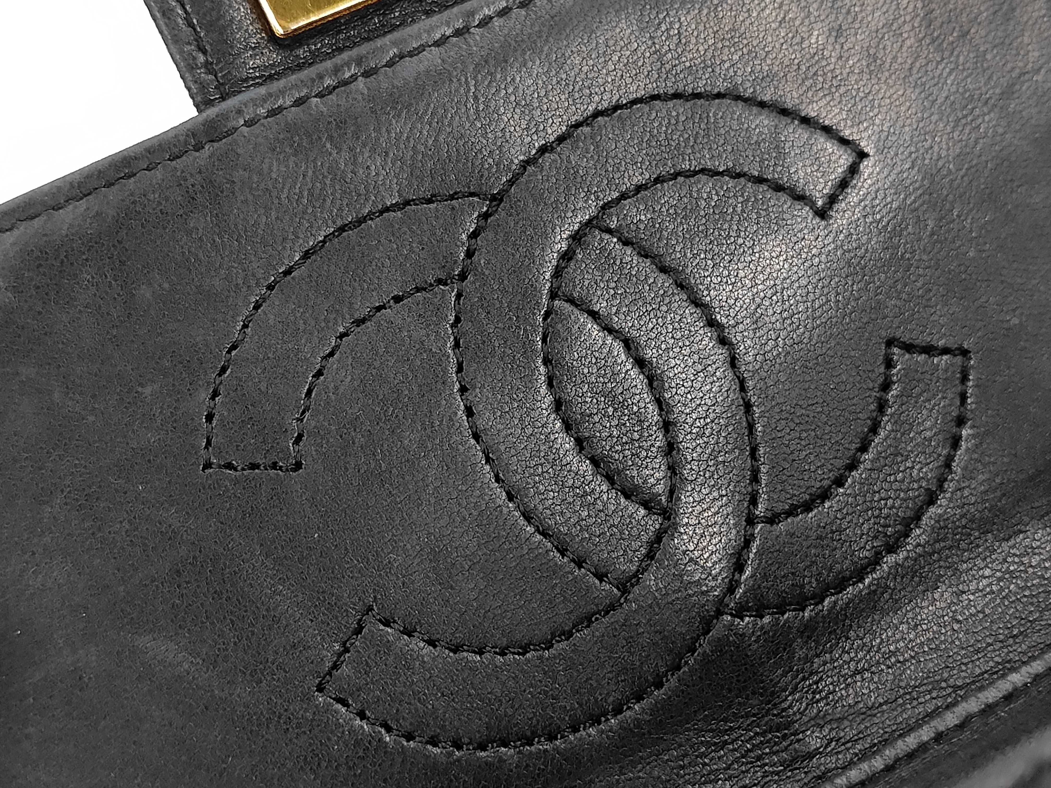 Lambskin Mini Shoulder Flap Shoulder Bag — view 8
