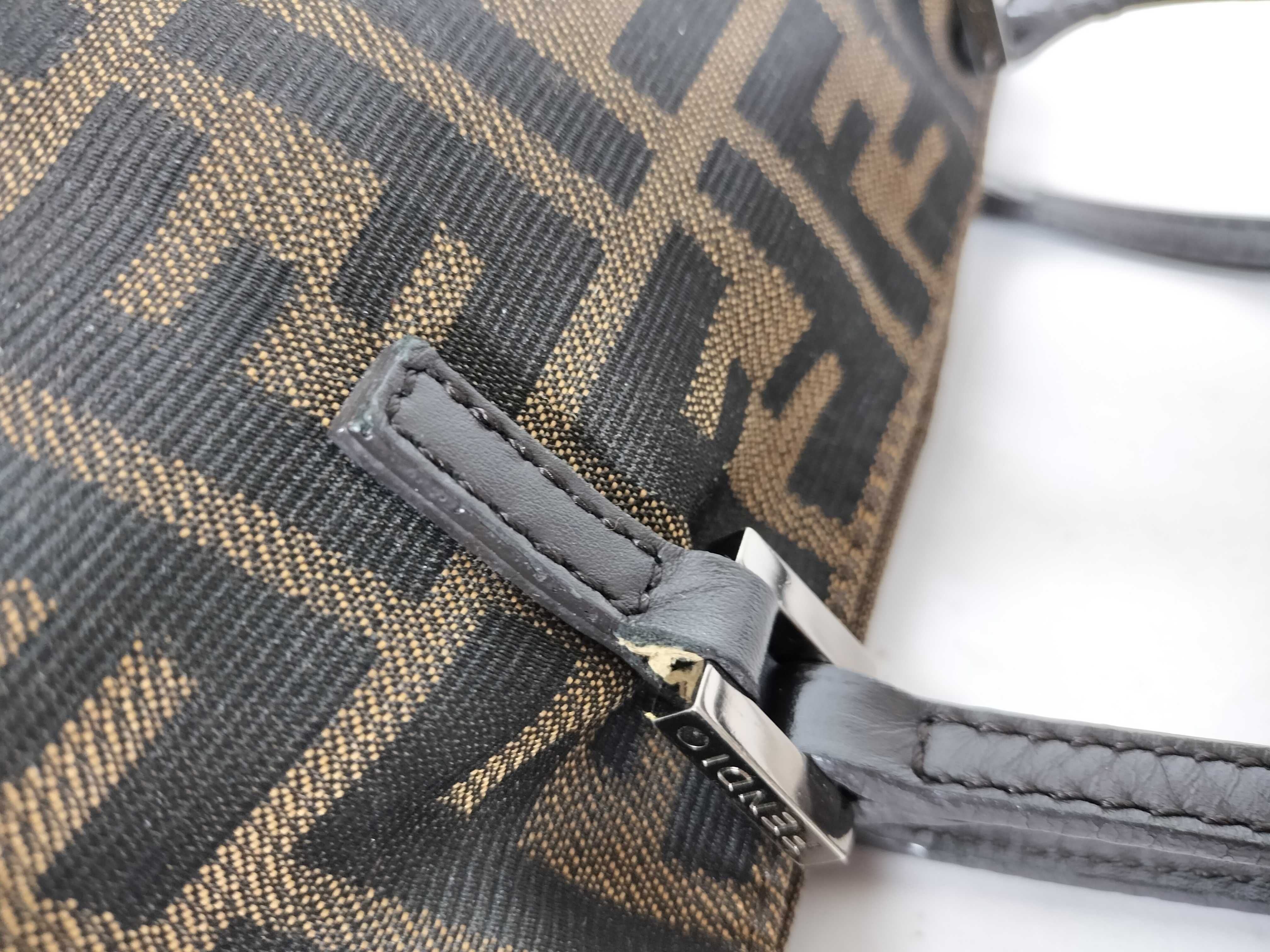 Zucca pattern Fendi Zucca logo handbag — view 5