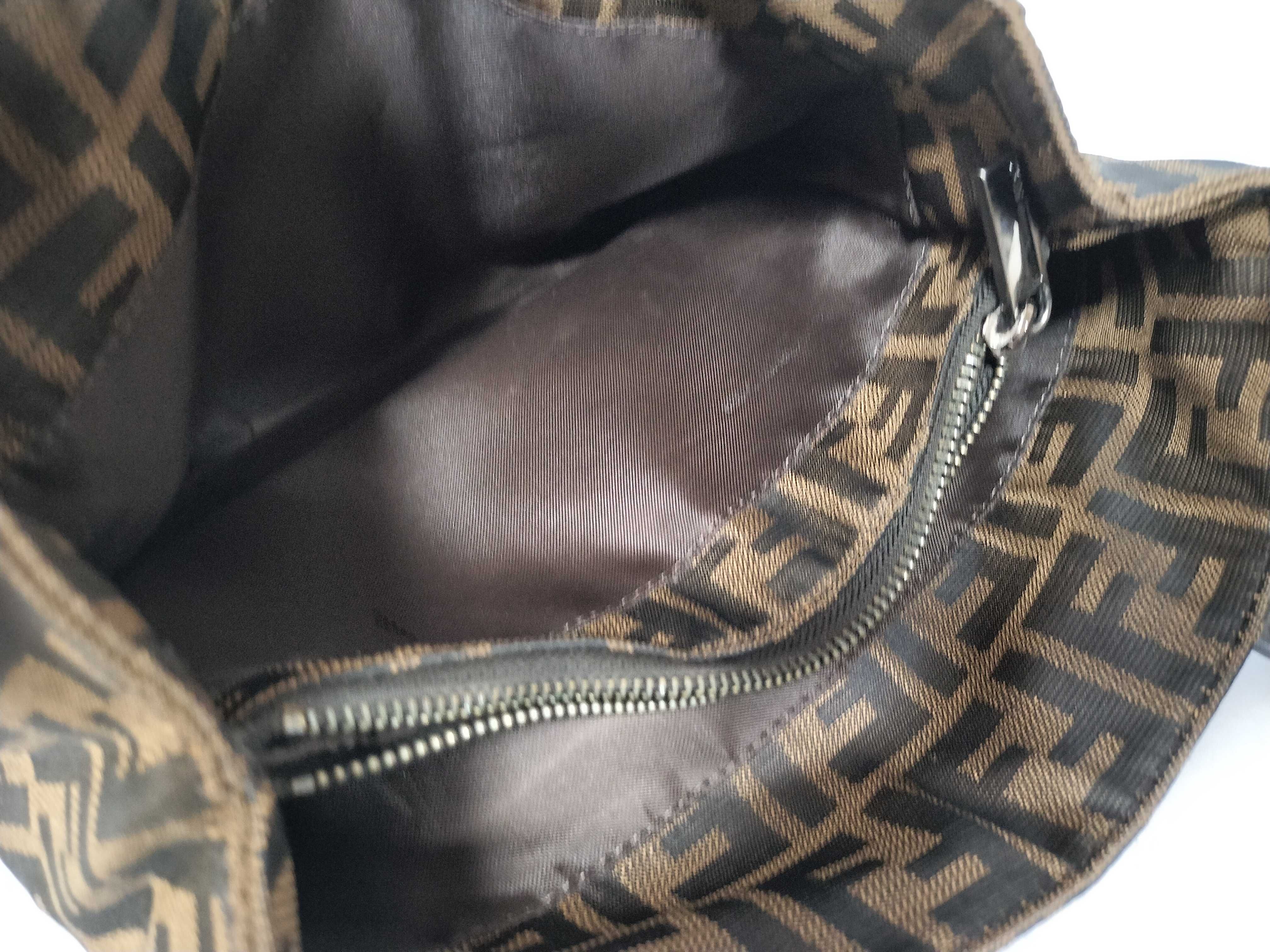 Zucca pattern Fendi Zucca logo handbag — view 8