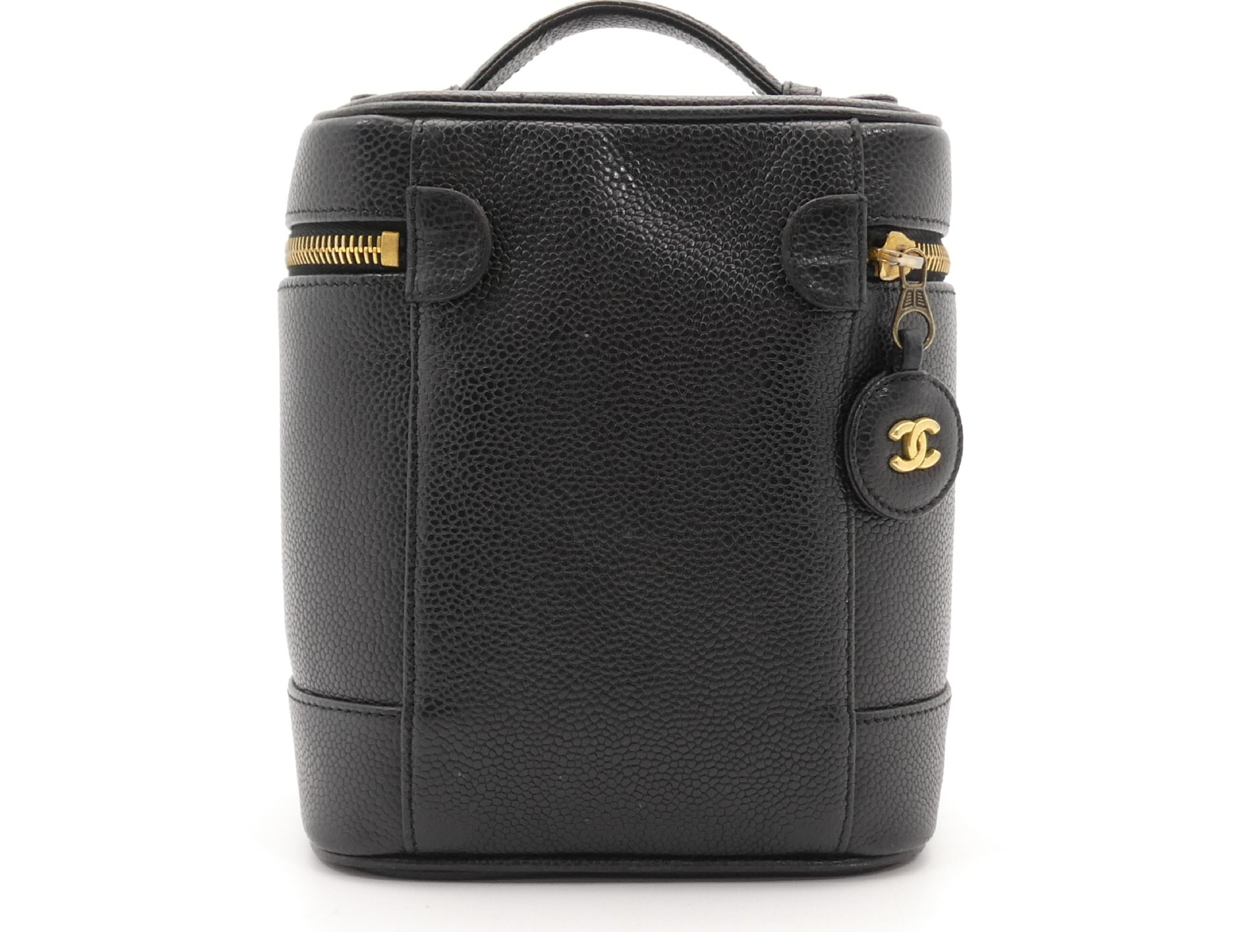 Coco Mark Caviar Skin Vanity Bag — view 2