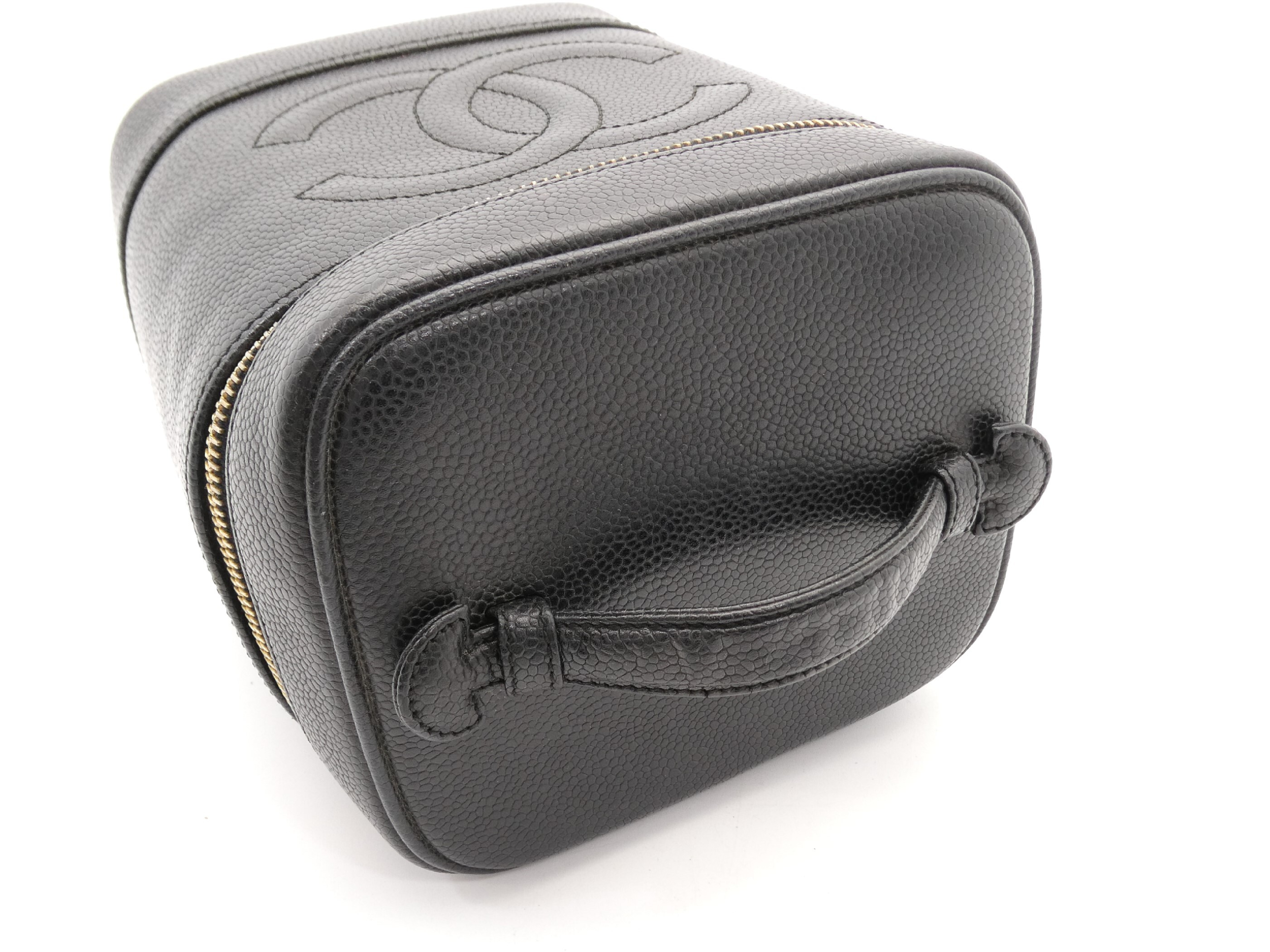 Coco Mark Caviar Skin Vanity Bag — view 6