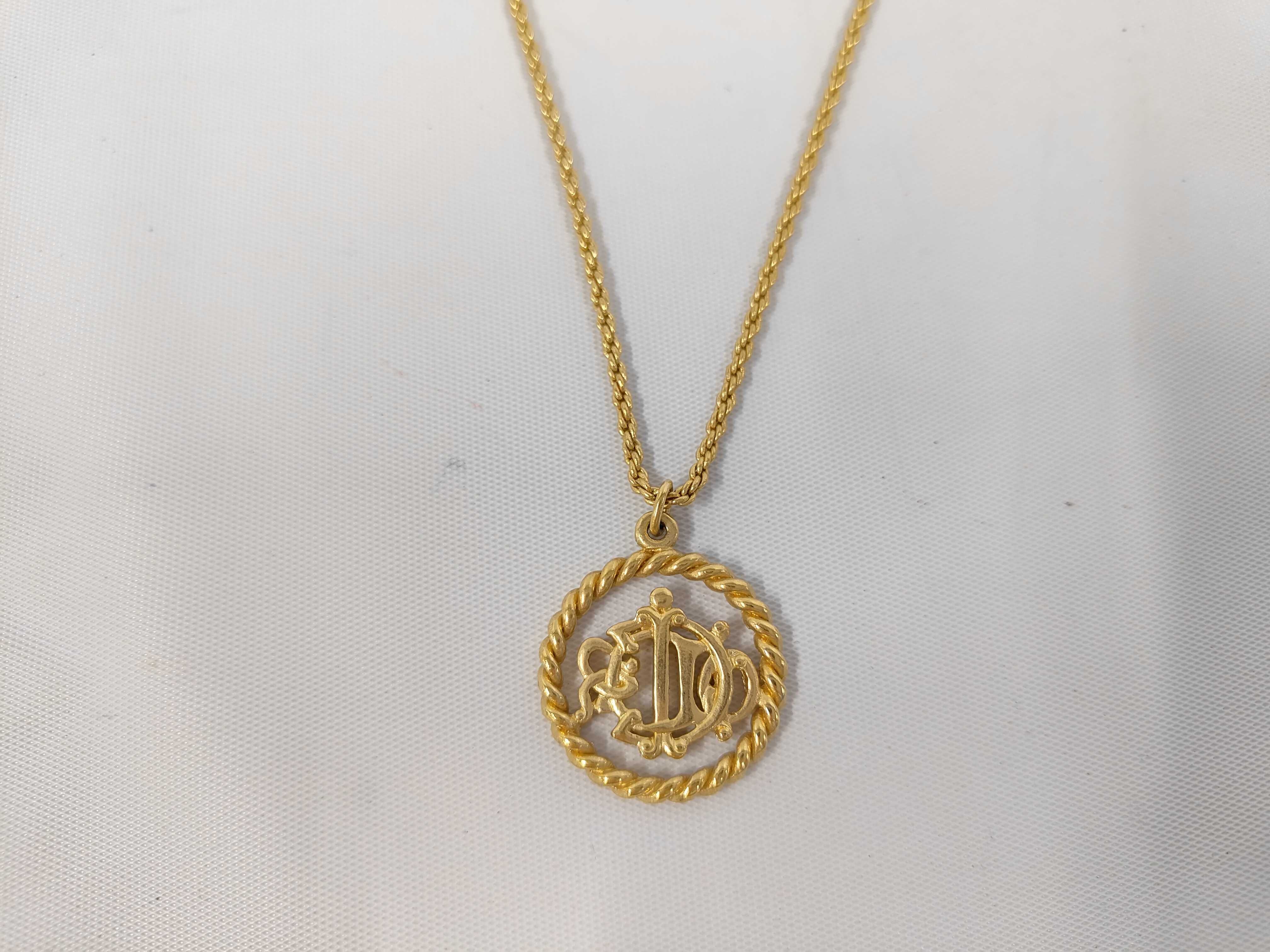 Round Emblem Gold NC Necklace — view 2