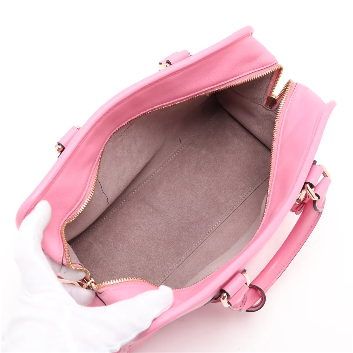 Amazona 28 Leather Handbag Pink — view 7