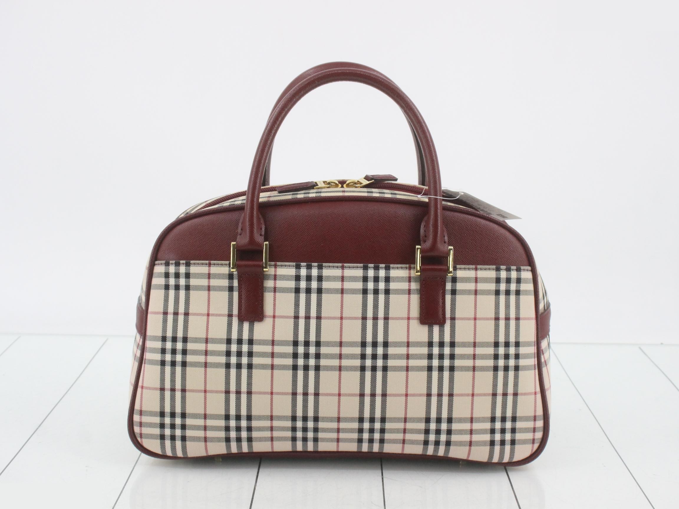 Nova Check Boston Bag — view 2