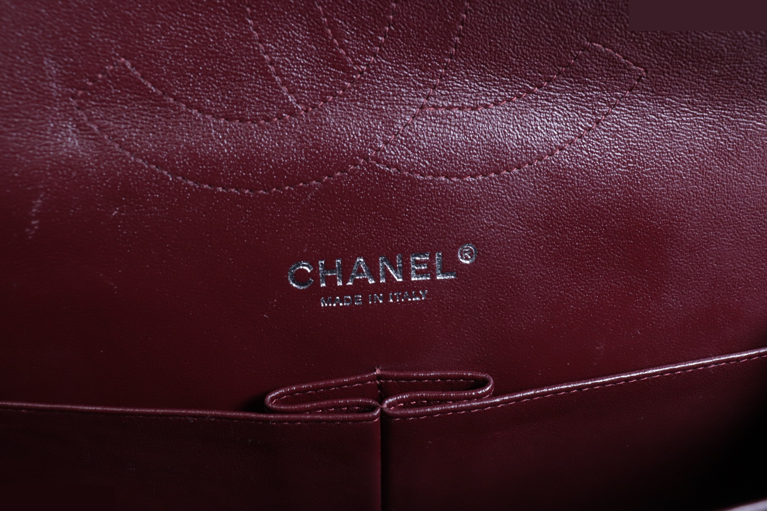 Double flap 30, lambskin, chain shoulder bag, silver hardware, 15 series. — view 8