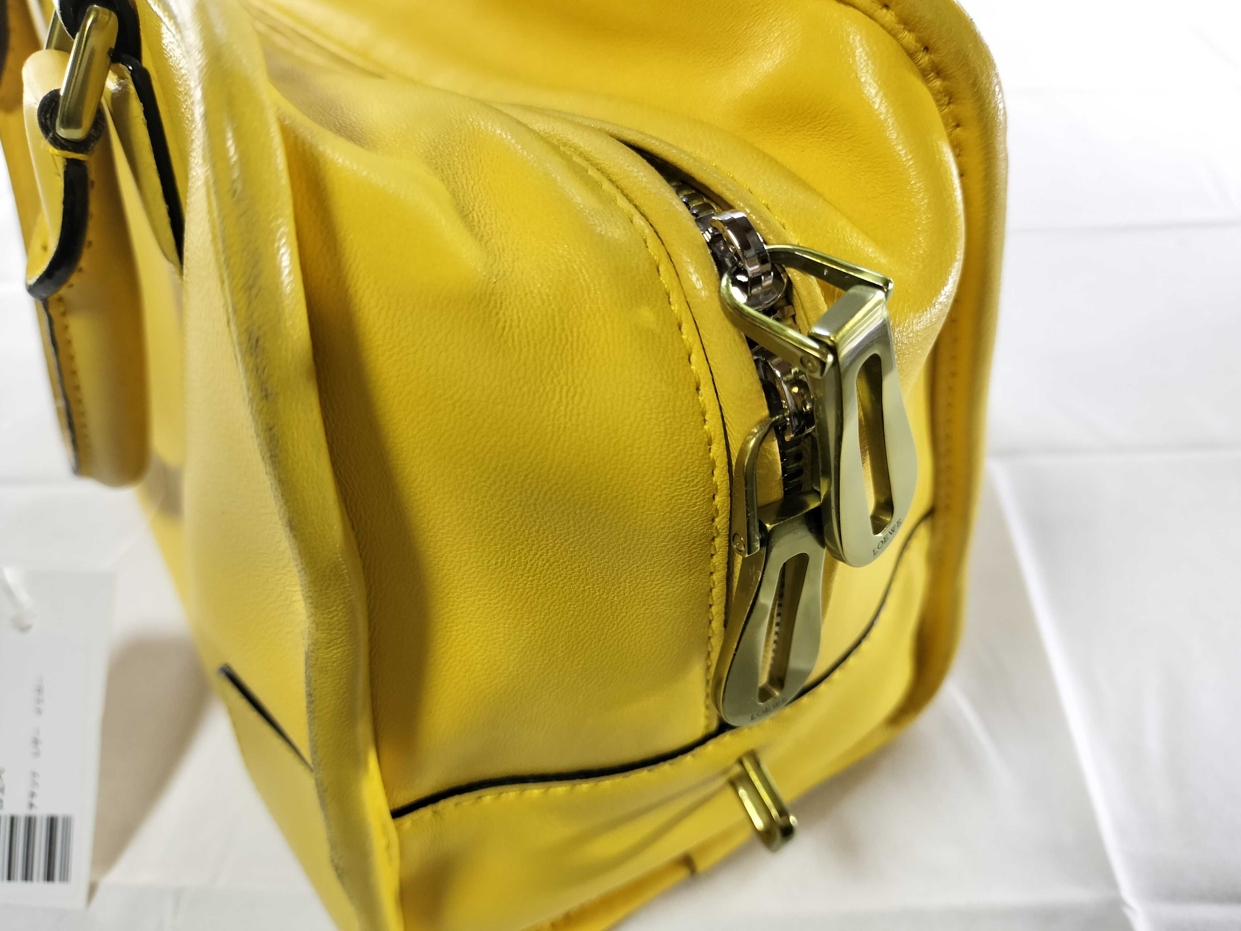 Amazona Leather Yellow Handbag — view 12