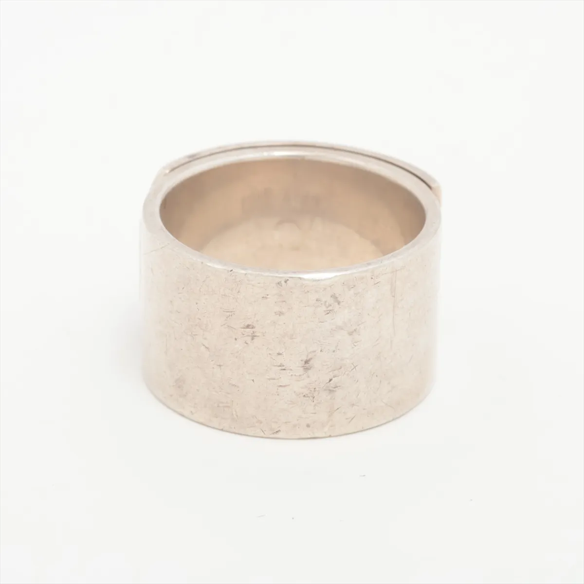 ring, size 53, 925 silver, 13.5g, dents, — view 2