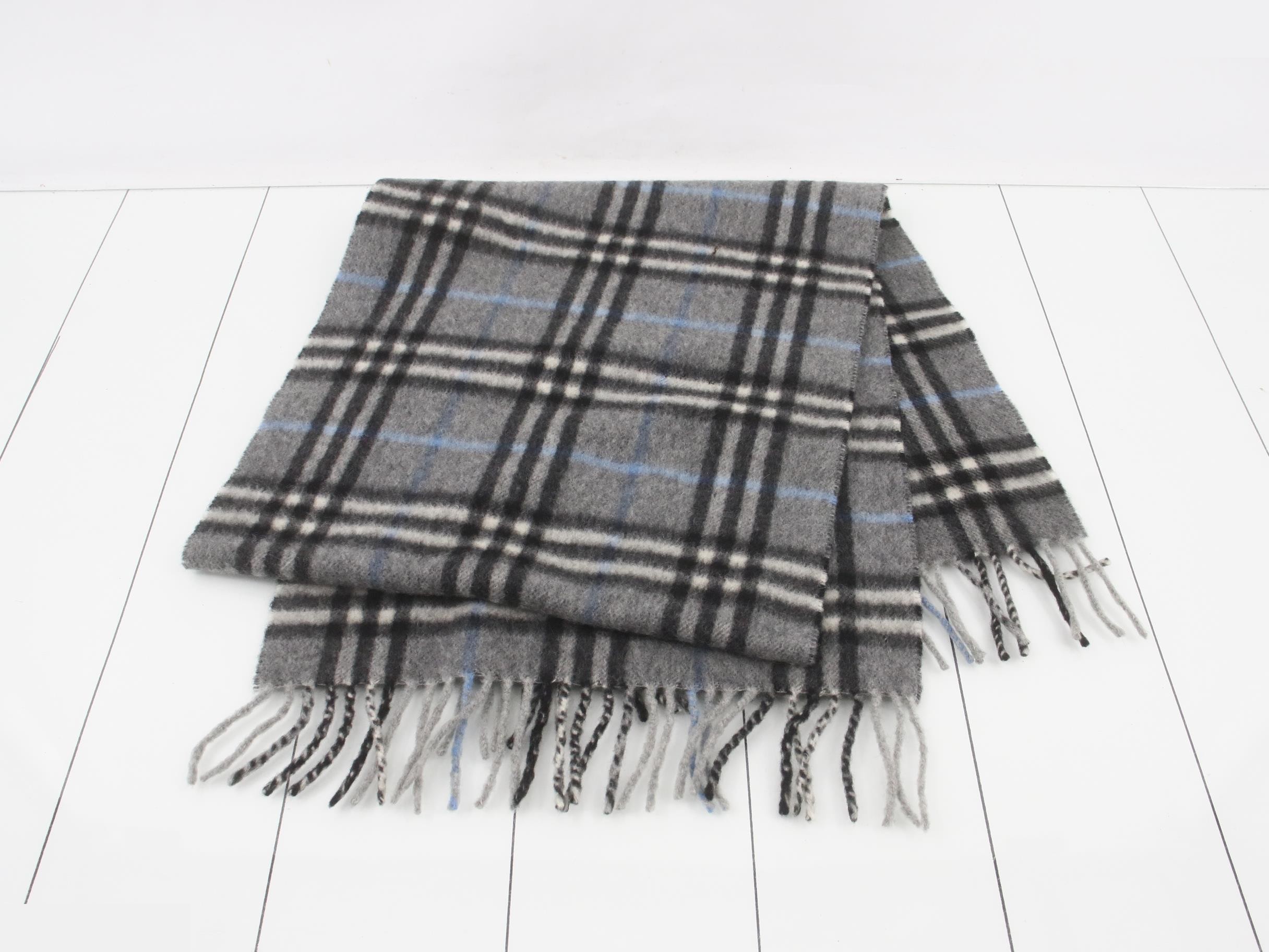 Nova Check 100% Cashmere Scarf — view 3