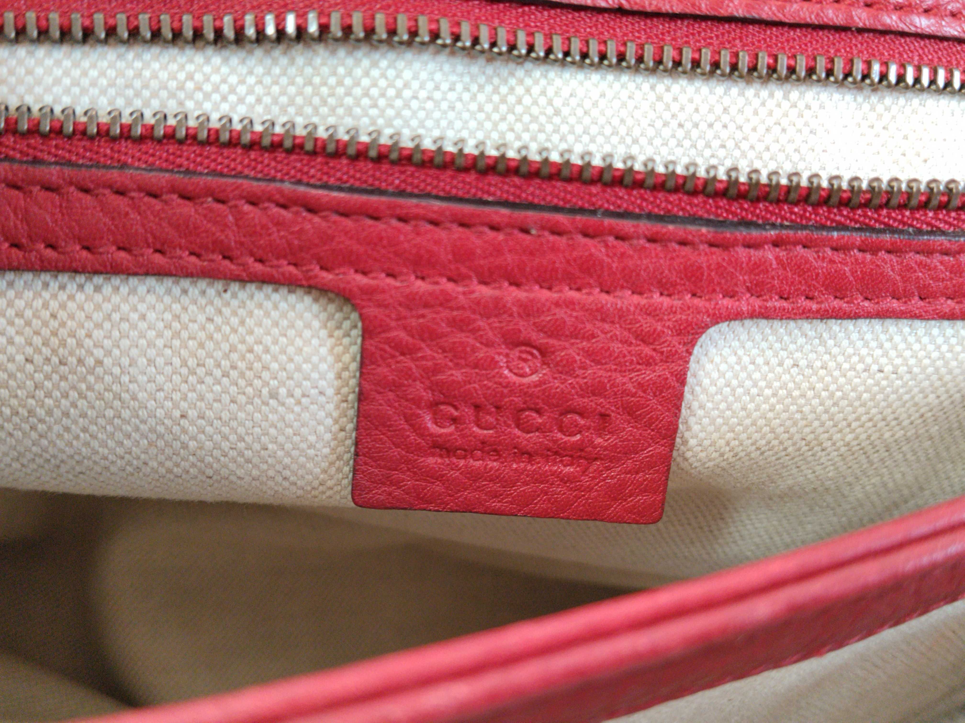 VN- GG Marmont Leather Shoulder Bag Red 401173 Shoulder Bag — view 12