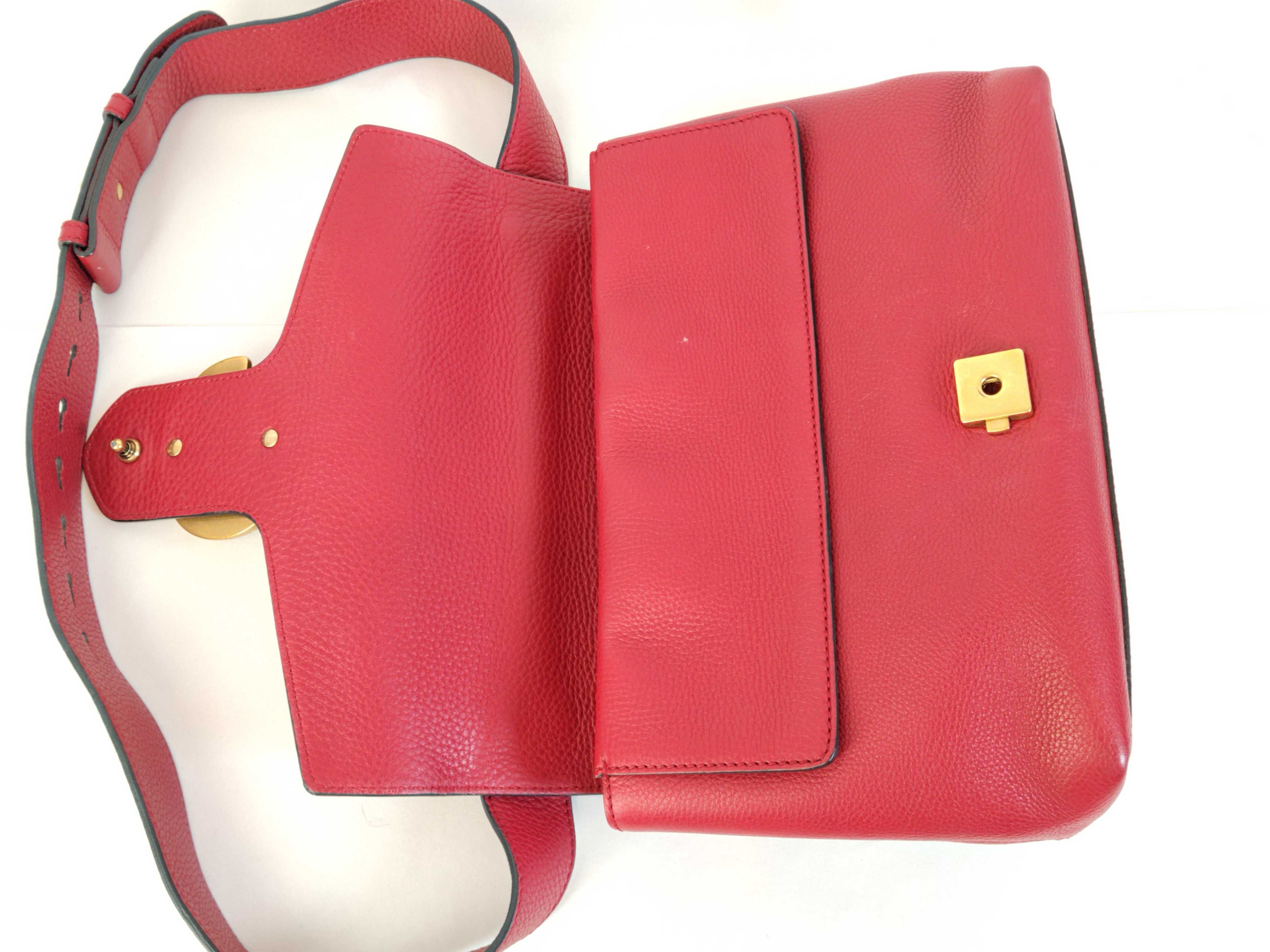 VN- GG Marmont Leather Shoulder Bag Red 401173 Shoulder Bag — view 8