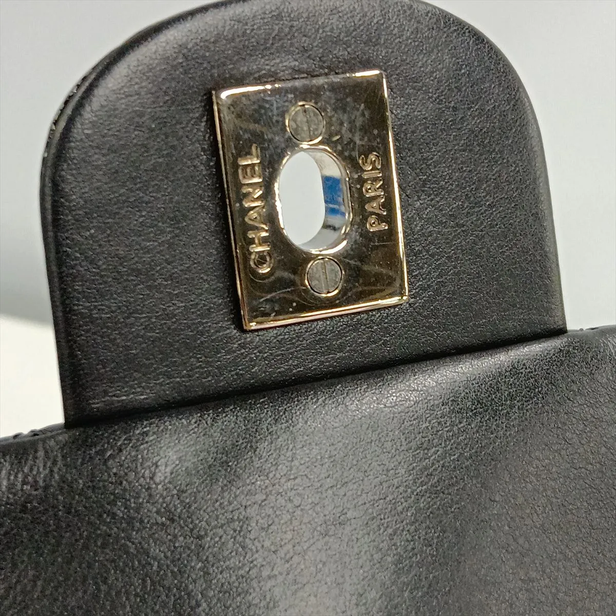 Mini Matelassé 20 Patent Leather Single Flap Single Chain Bag, Black with Silver Hardware, 17268243, Serial Number 17-series, A69900 — view 11