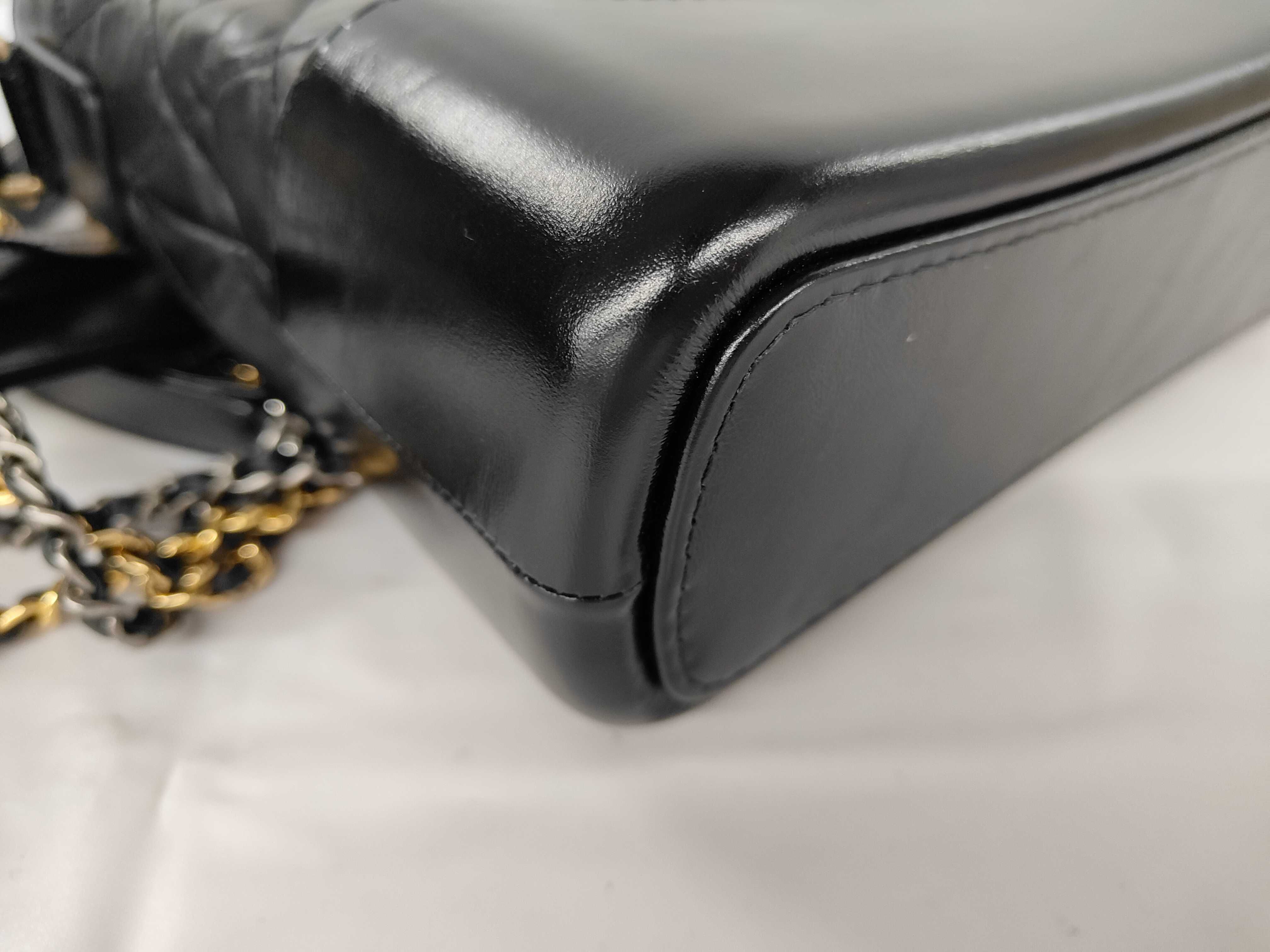 Gabrielle de Chanel Hobo Bag, Black Aged Calfskin, Mixed Hardware, Shoulder Bag — view 7