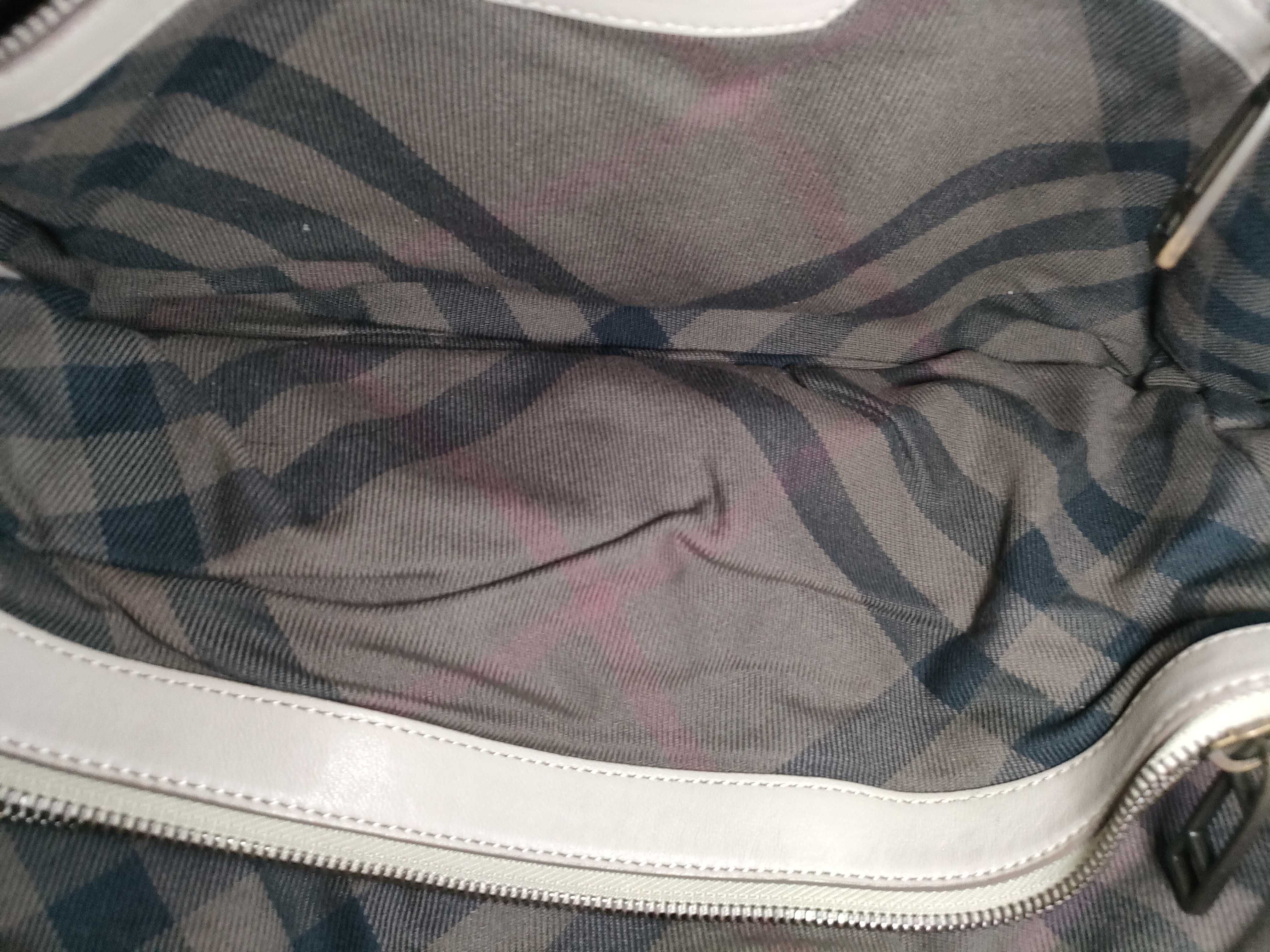 Greige Quilted Leather One Tote Bag Handbag — view 11