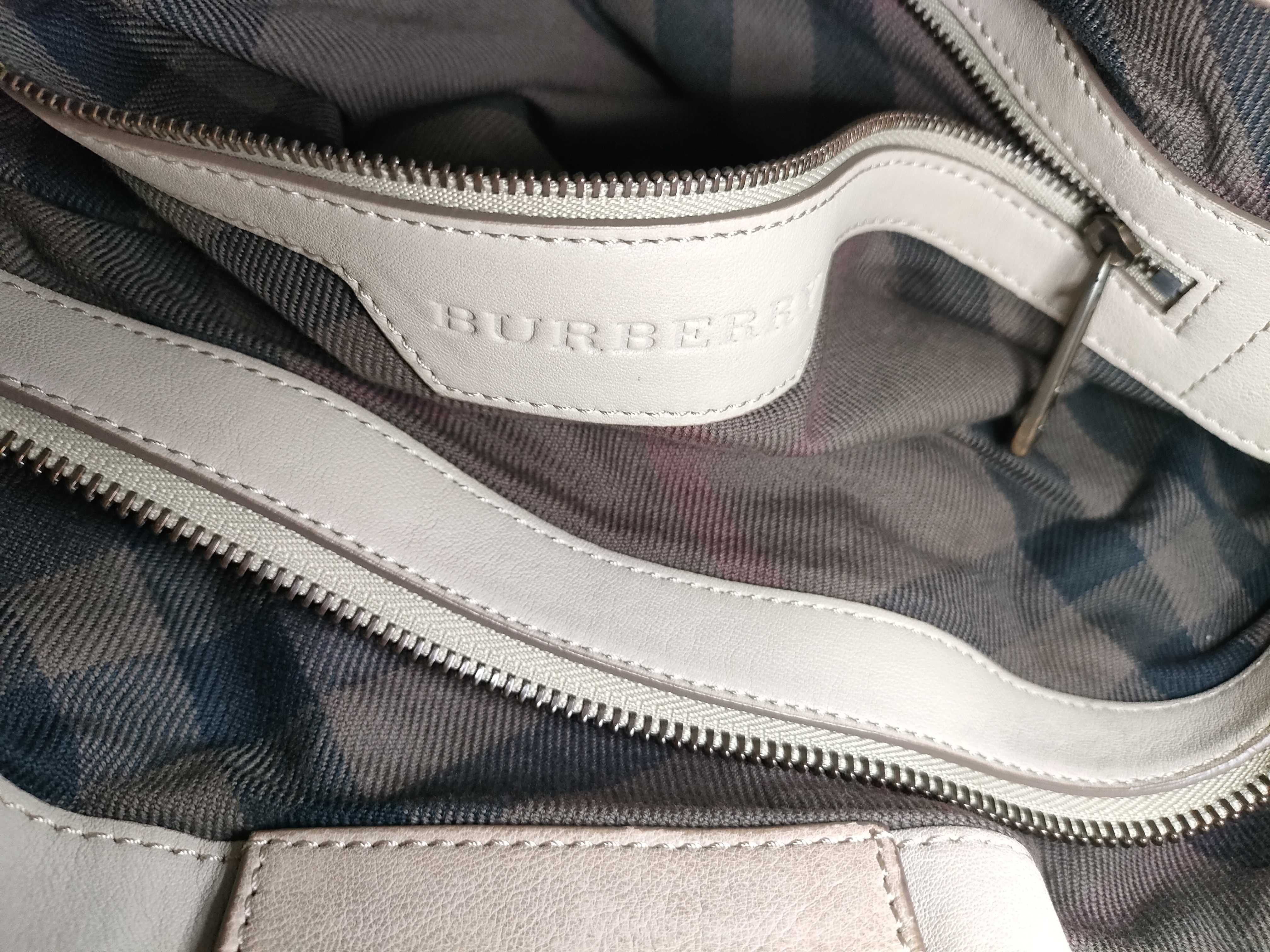 Greige Quilted Leather One Tote Bag Handbag — view 12