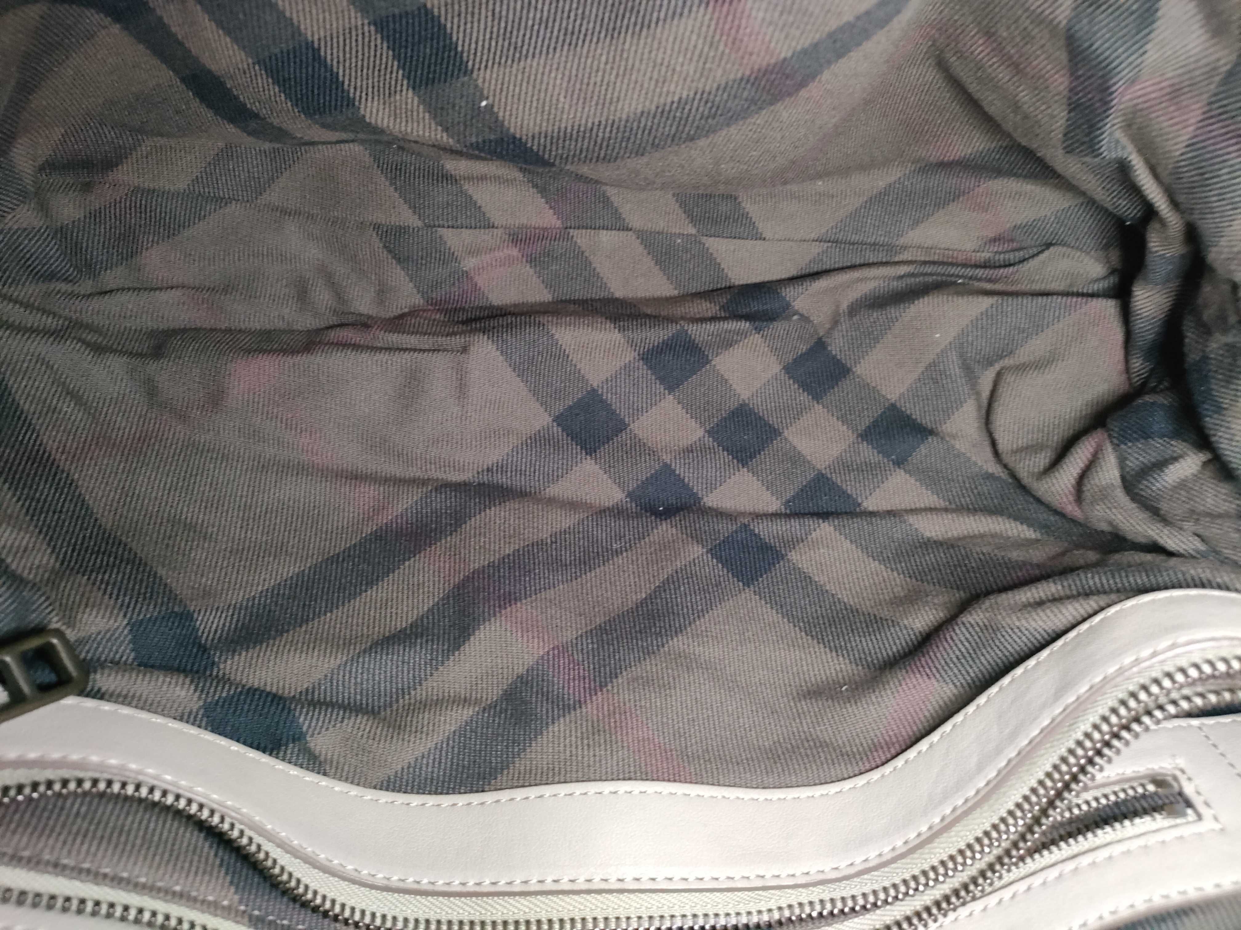Greige Quilted Leather One Tote Bag Handbag — view 9