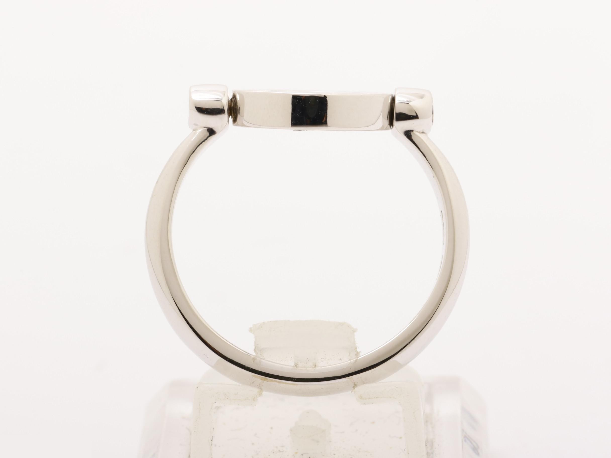 750WG Bulgari Flip Ring, Diamond/Onyx, Size #56, Box Included — view 5