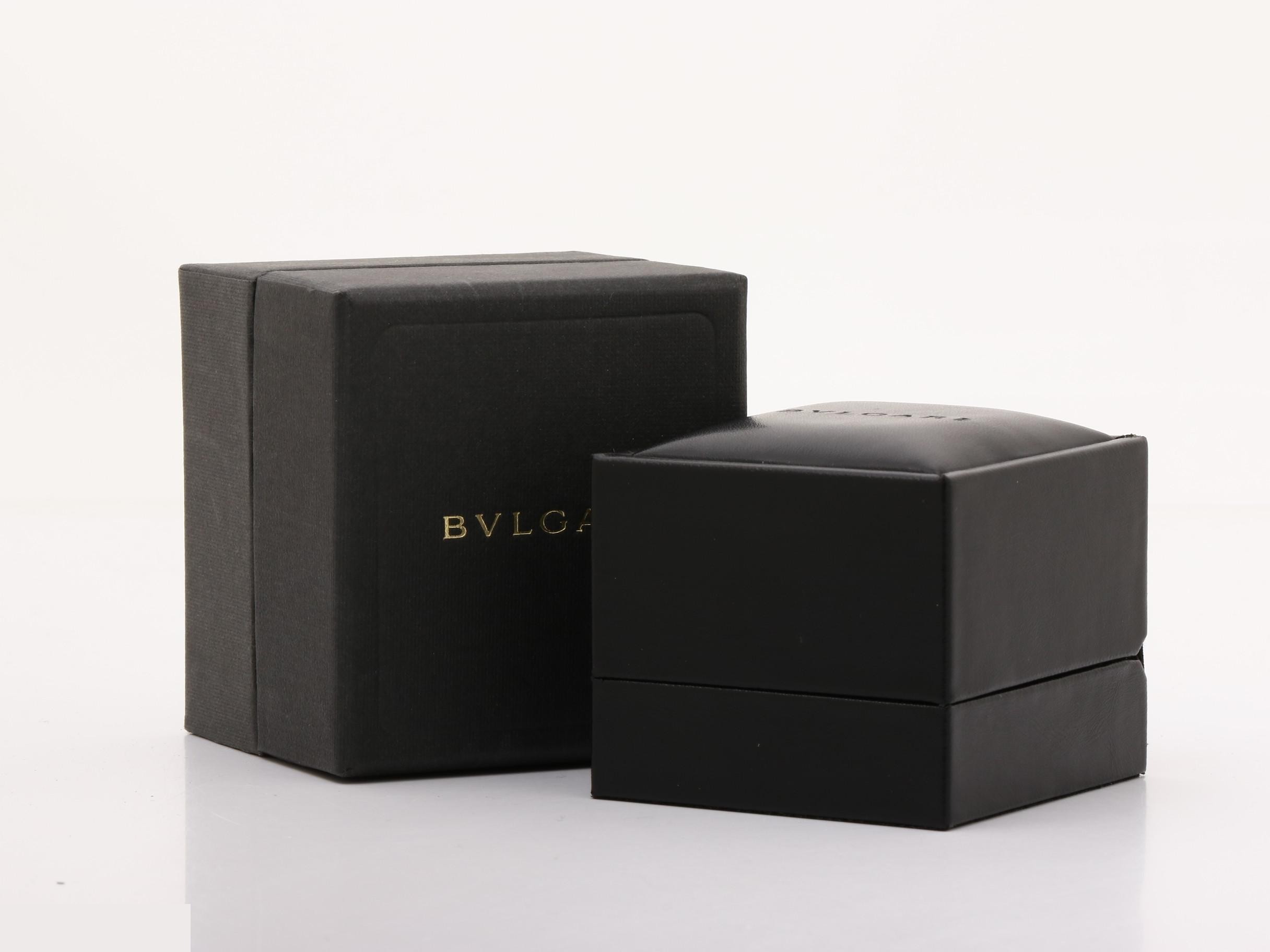 750WG Bulgari Flip Ring, Diamond/Onyx, Size #56, Box Included — view 6