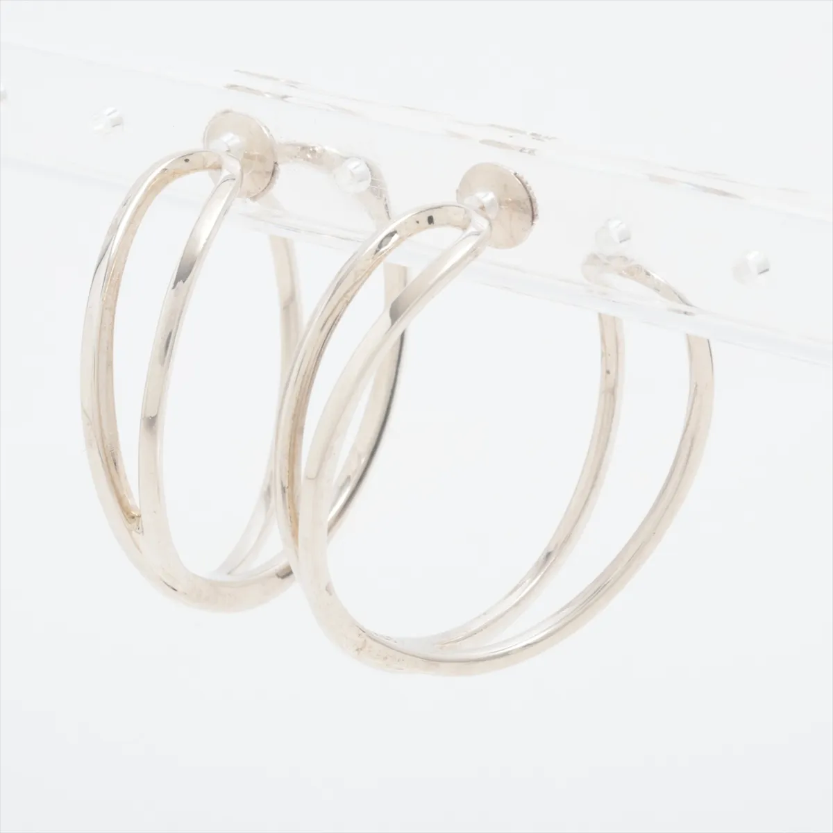 hoop earrings, 925 sterling silver, 15.1g,