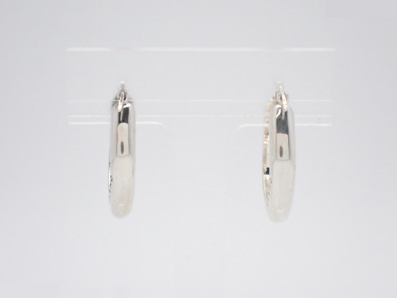 hoop earrings, 925 sterling silver, 14.4g, logo, 2.7cm in height. — view 2