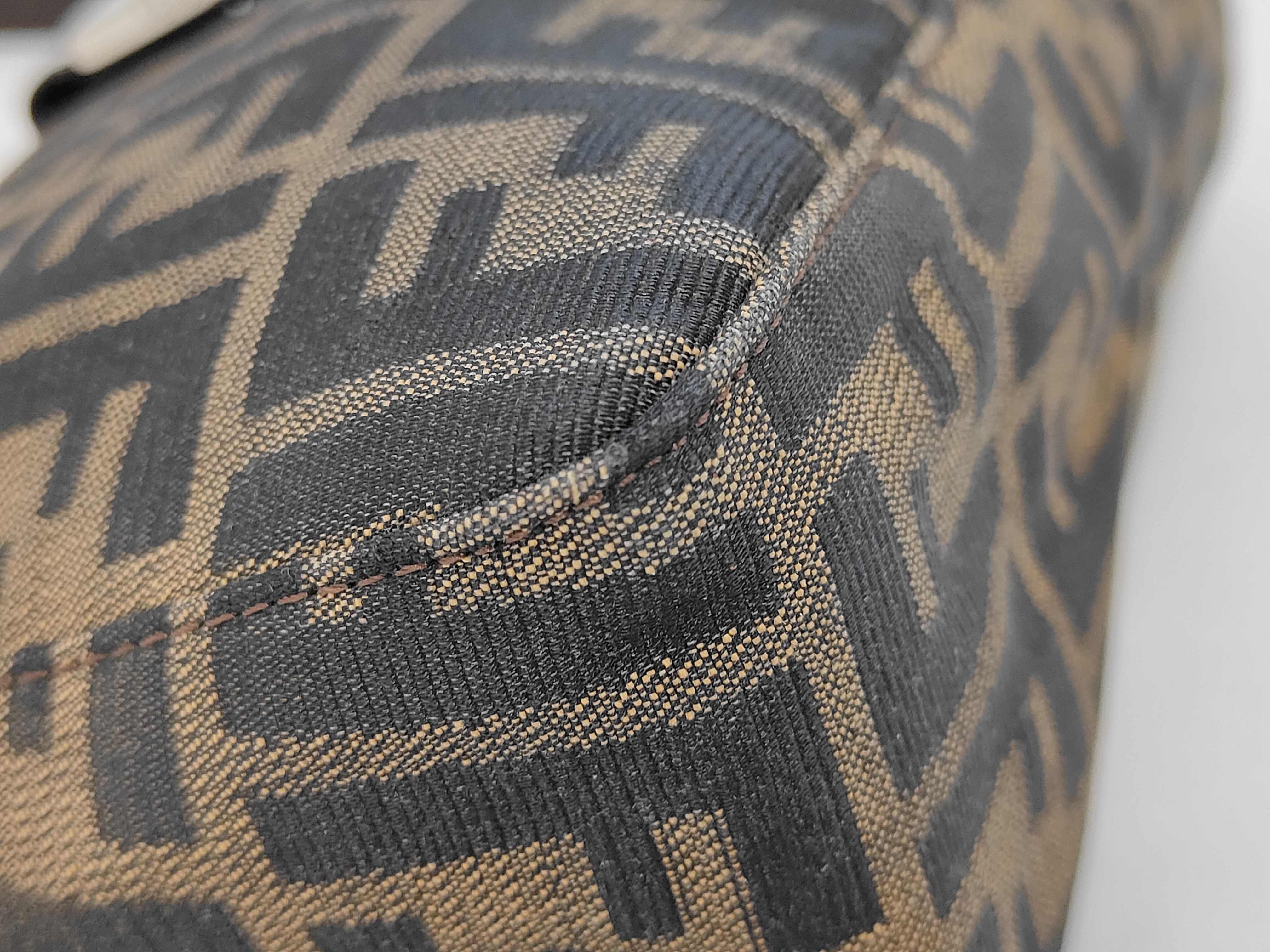 Zucca pattern Fendi Mamma Bucket Zucca one-shoulder handbag shoulder bag — view 4