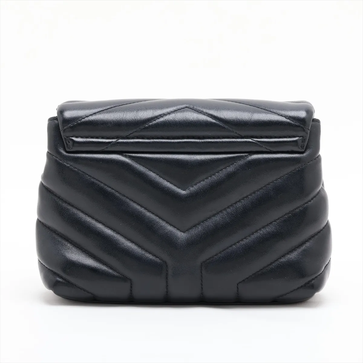 Loulou 467072 Leather Shoulder Bag, Black — view 2