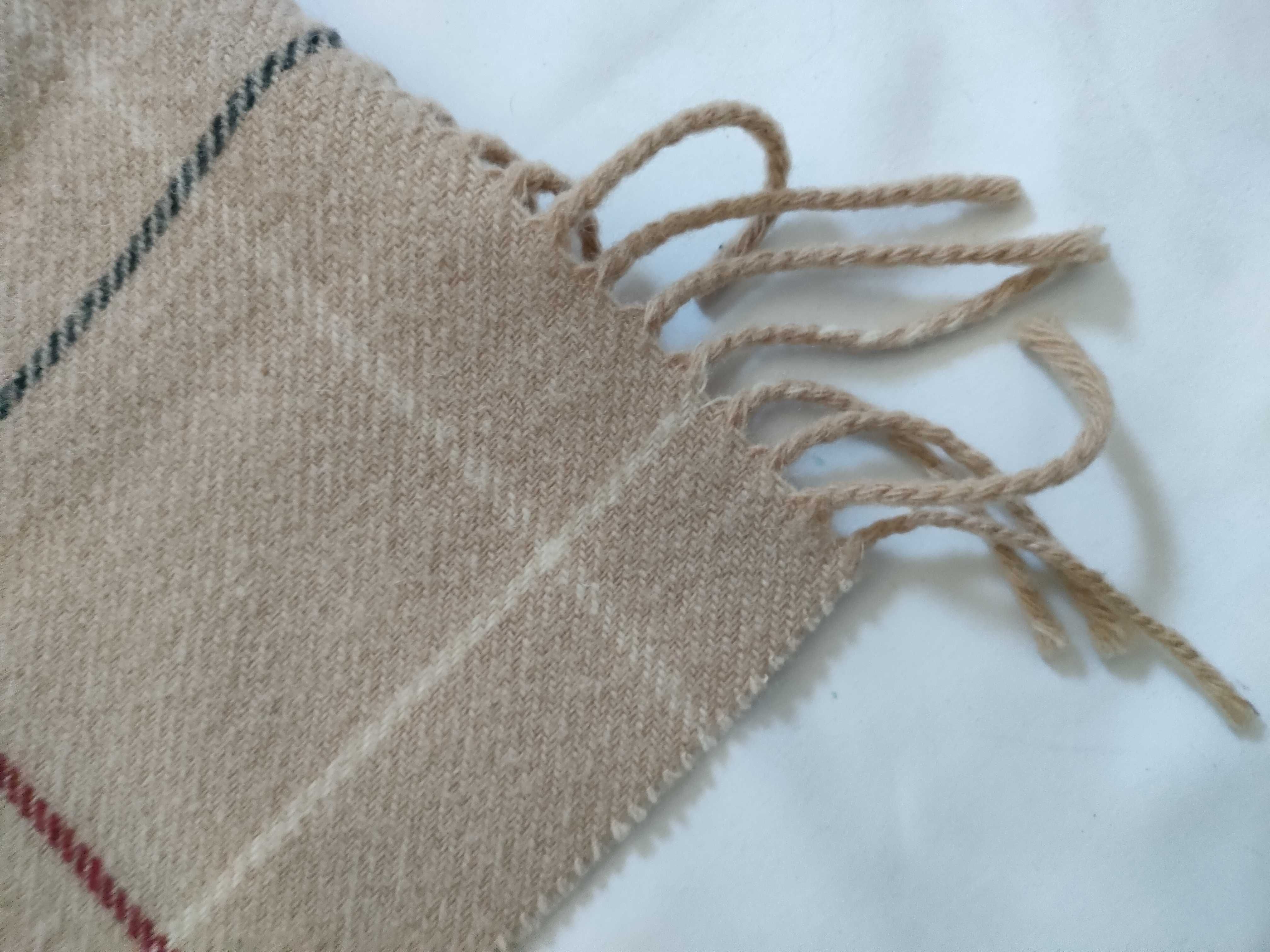 Nova Check Beige Shawl, Throw, and Other Accessories — view 6