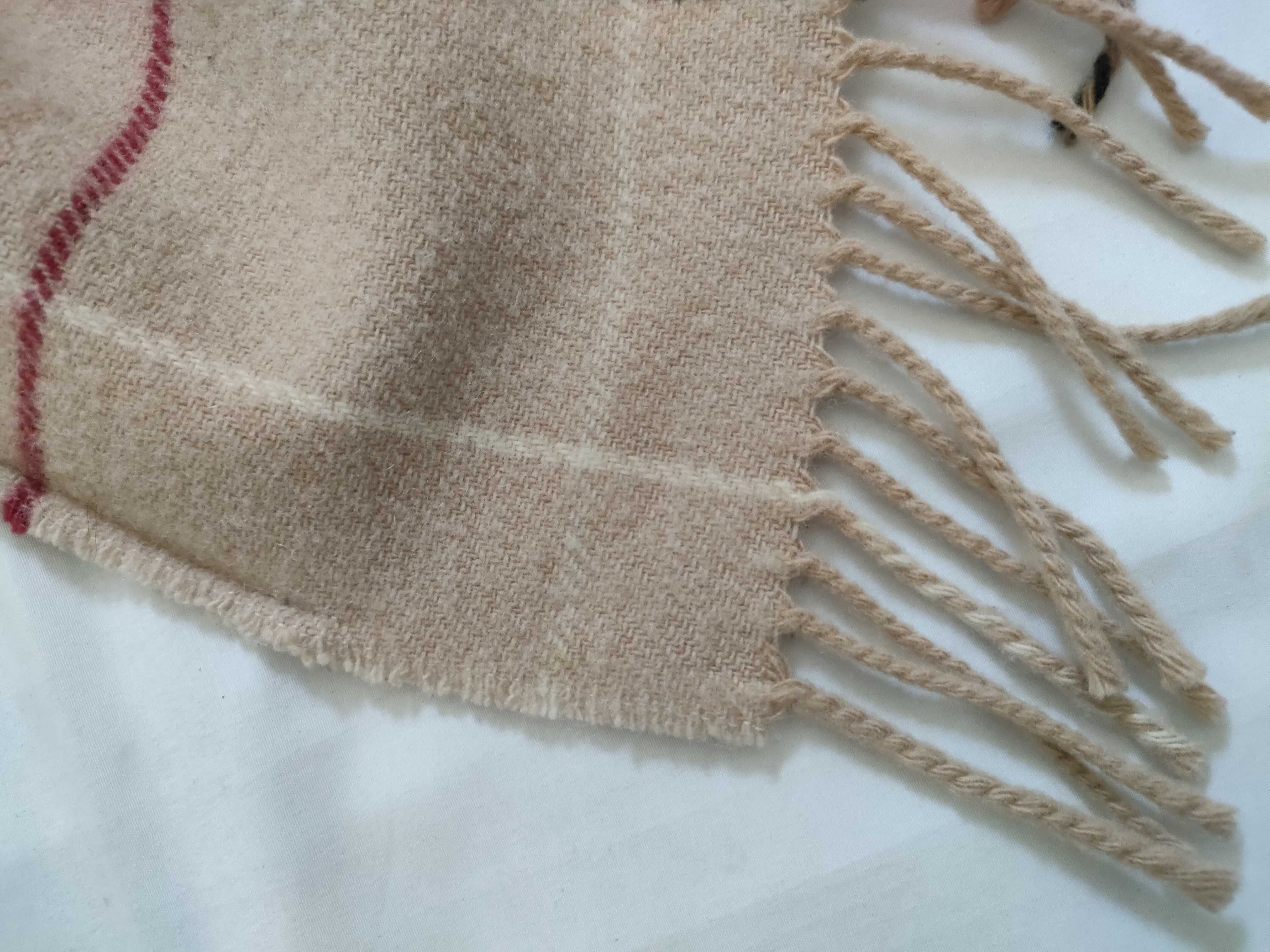 Nova Check Beige Shawl, Throw, and Other Accessories — view 7