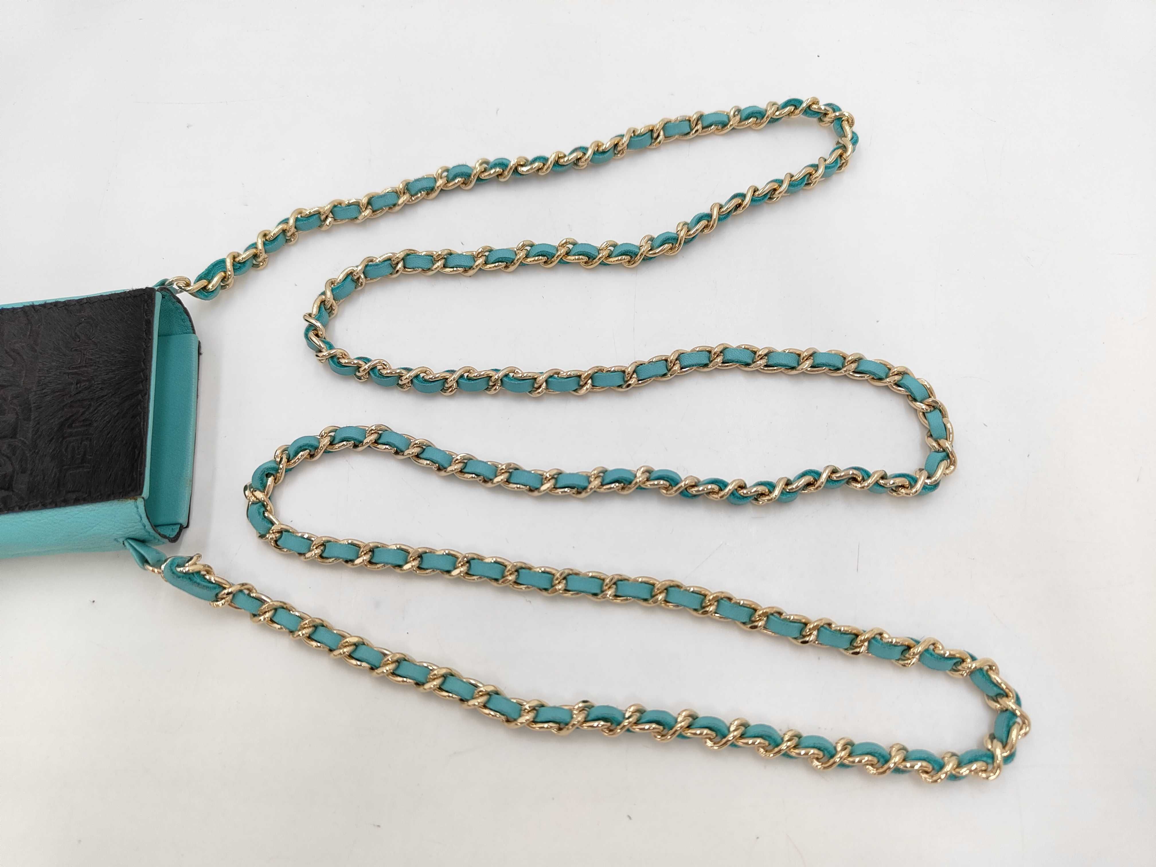 Chain Pouch, Calfskin, with Seal — view 5