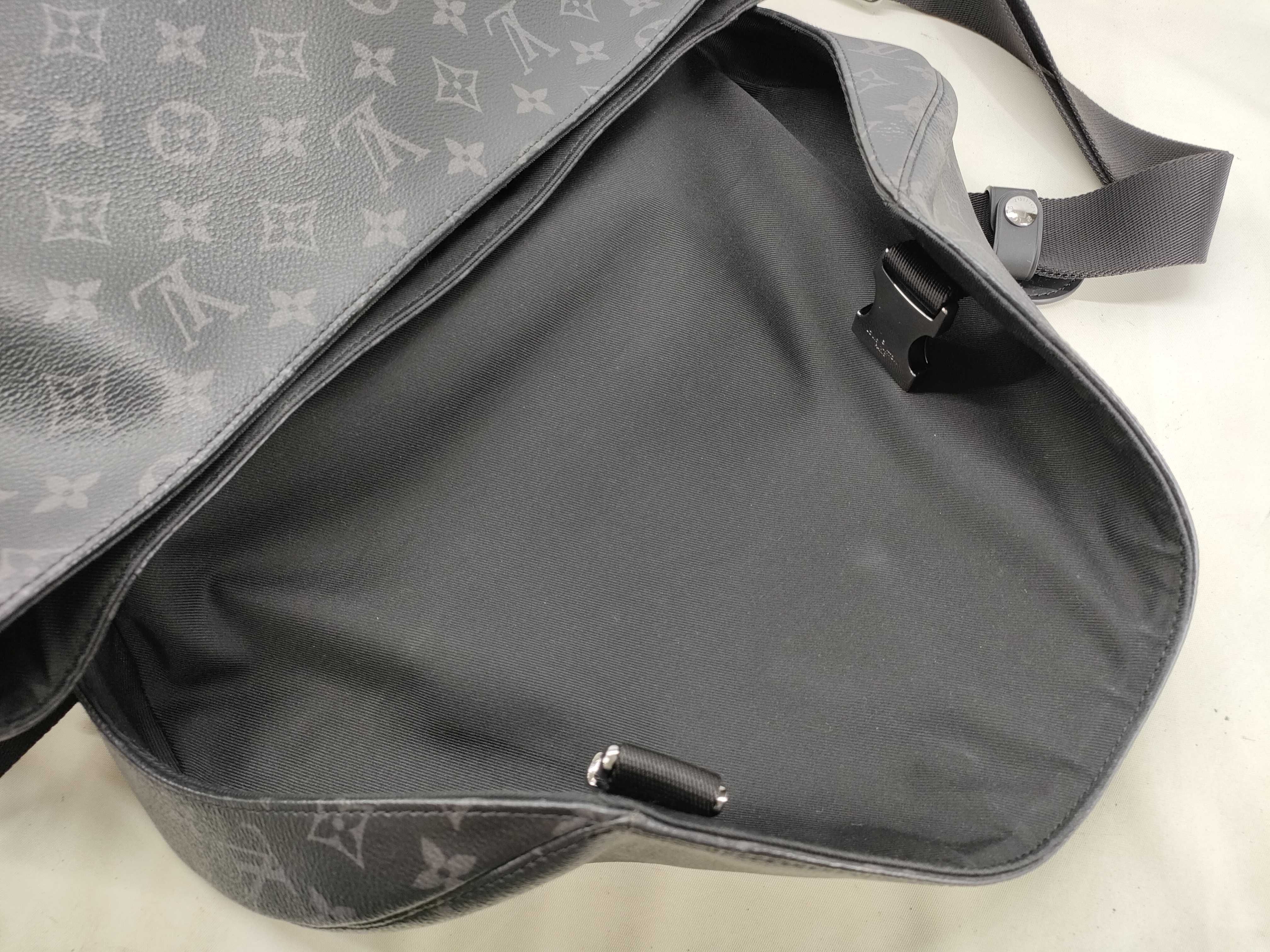 LV Monogram Eclipse Messenger Voyage MM M40510 FO4146 Shoulder Bag — view 9