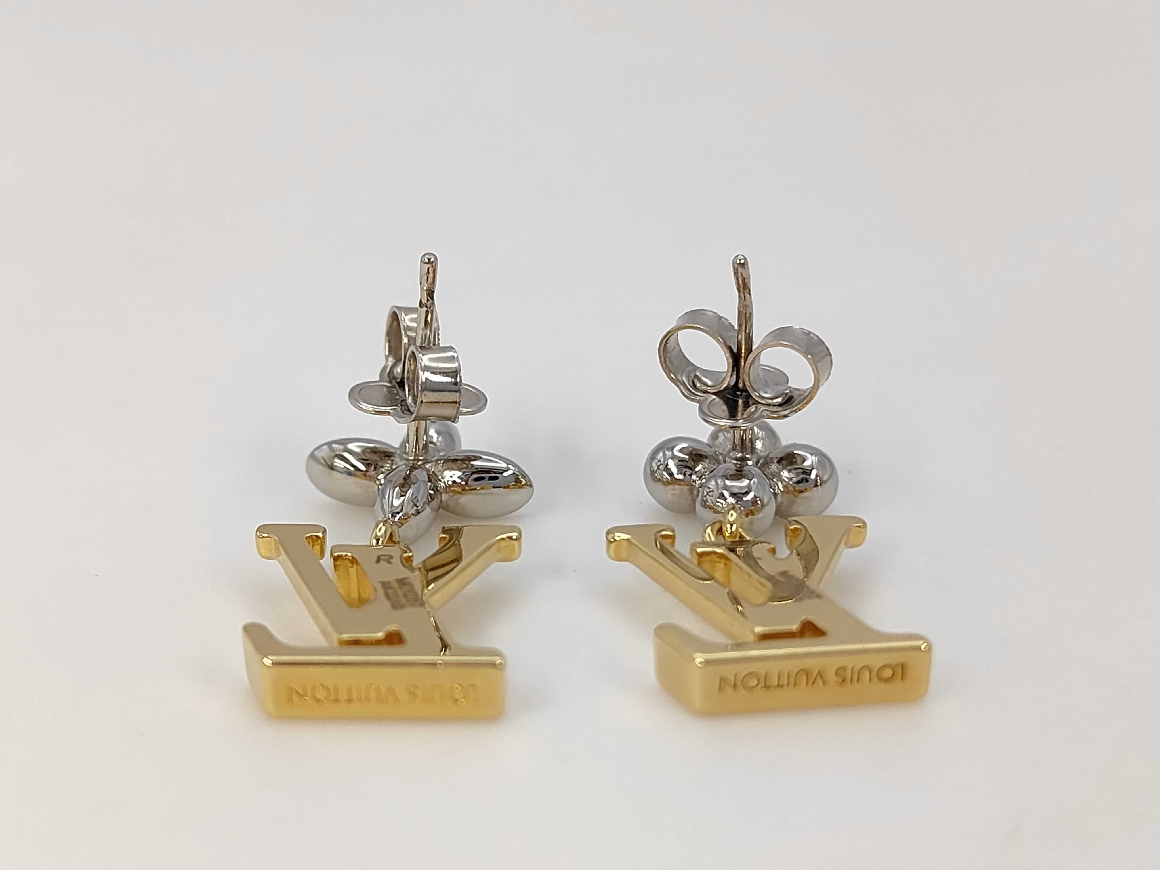 LV Iconic Pendant Flower Earrings (with box and dust bag) — view 2