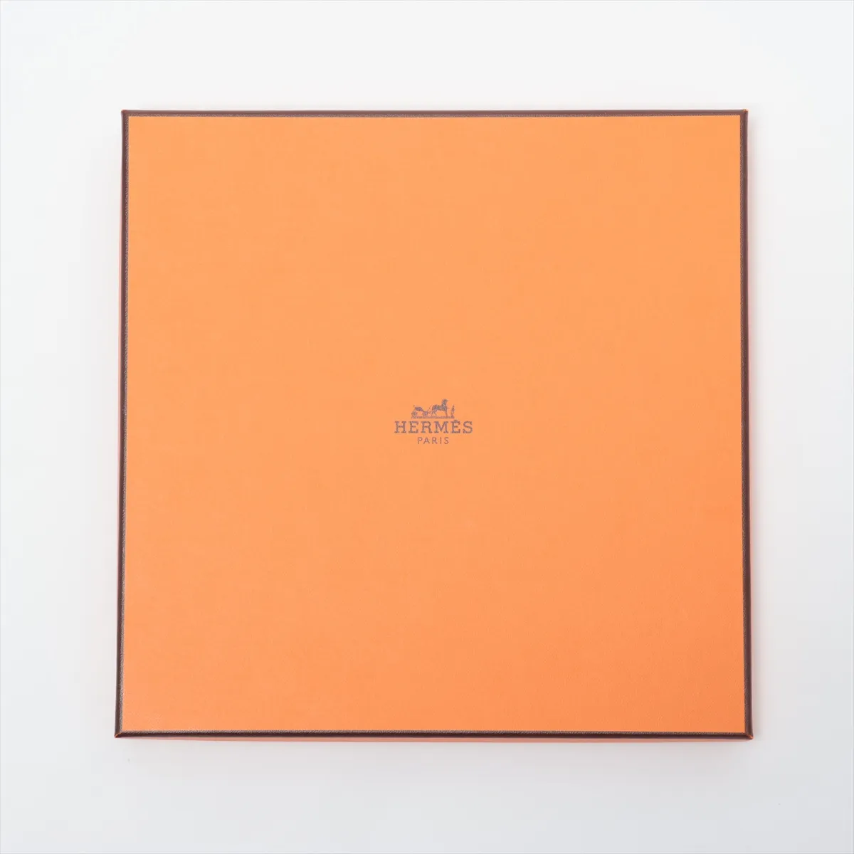 Carre 90 "TOUS EN SELLE" (Everything is in the Saddle) Silk Scarf, Orange. Shows signs of wear, including snags, — view 9