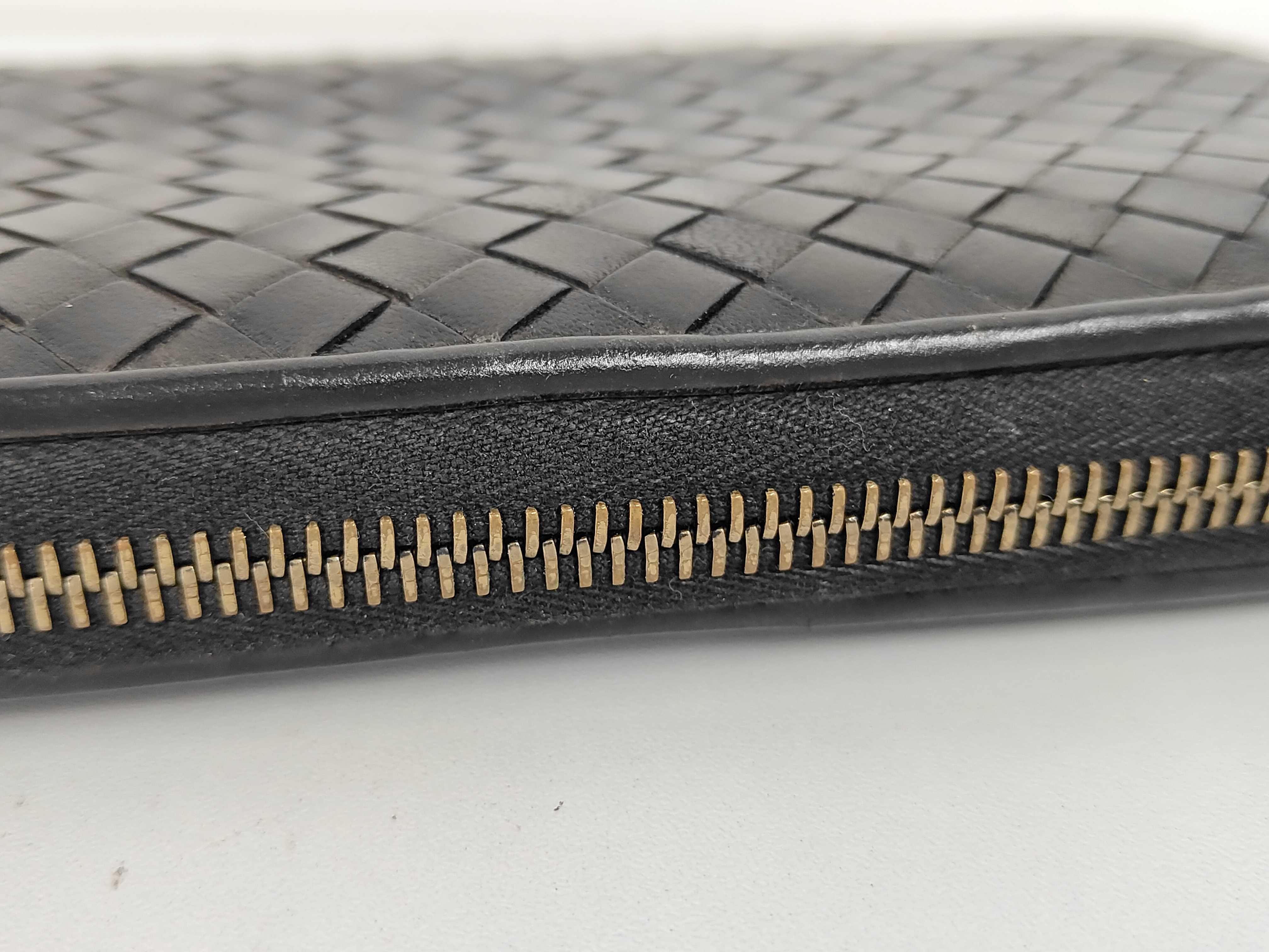 Intrecciato Round Zip Wallet — view 4