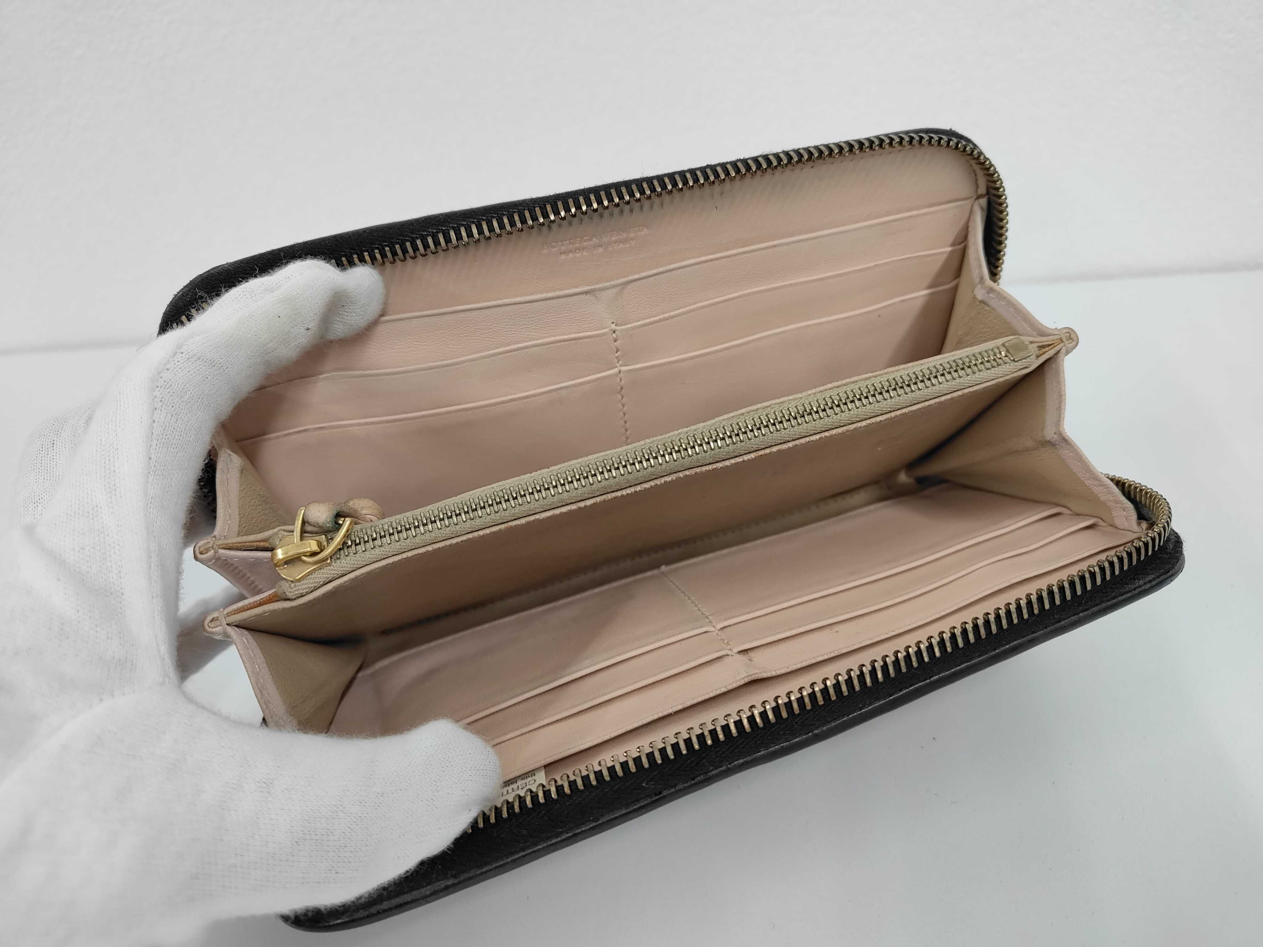 Intrecciato Round Zip Wallet — view 5